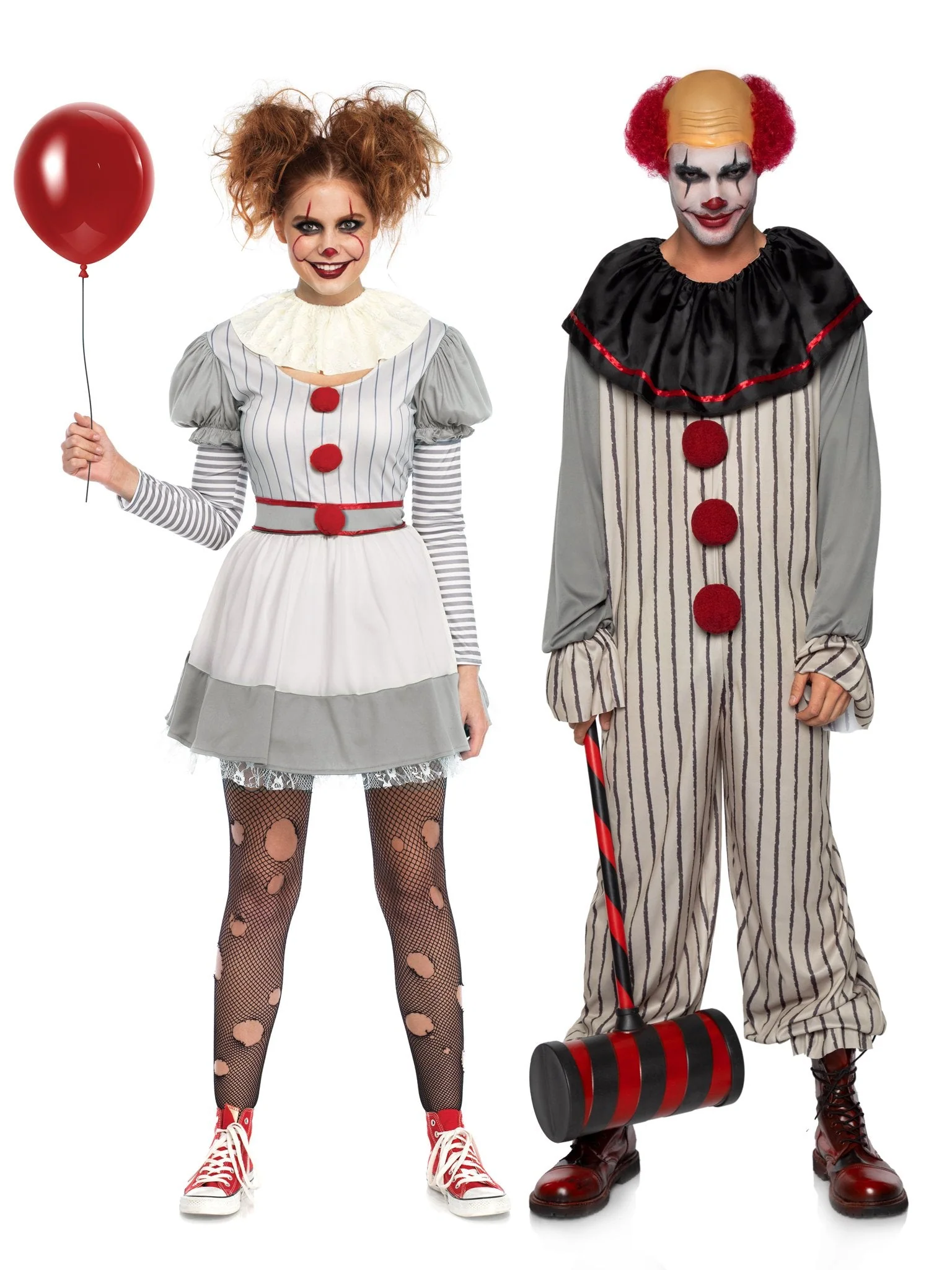 Plus Creepy Clown Dress - Image 5