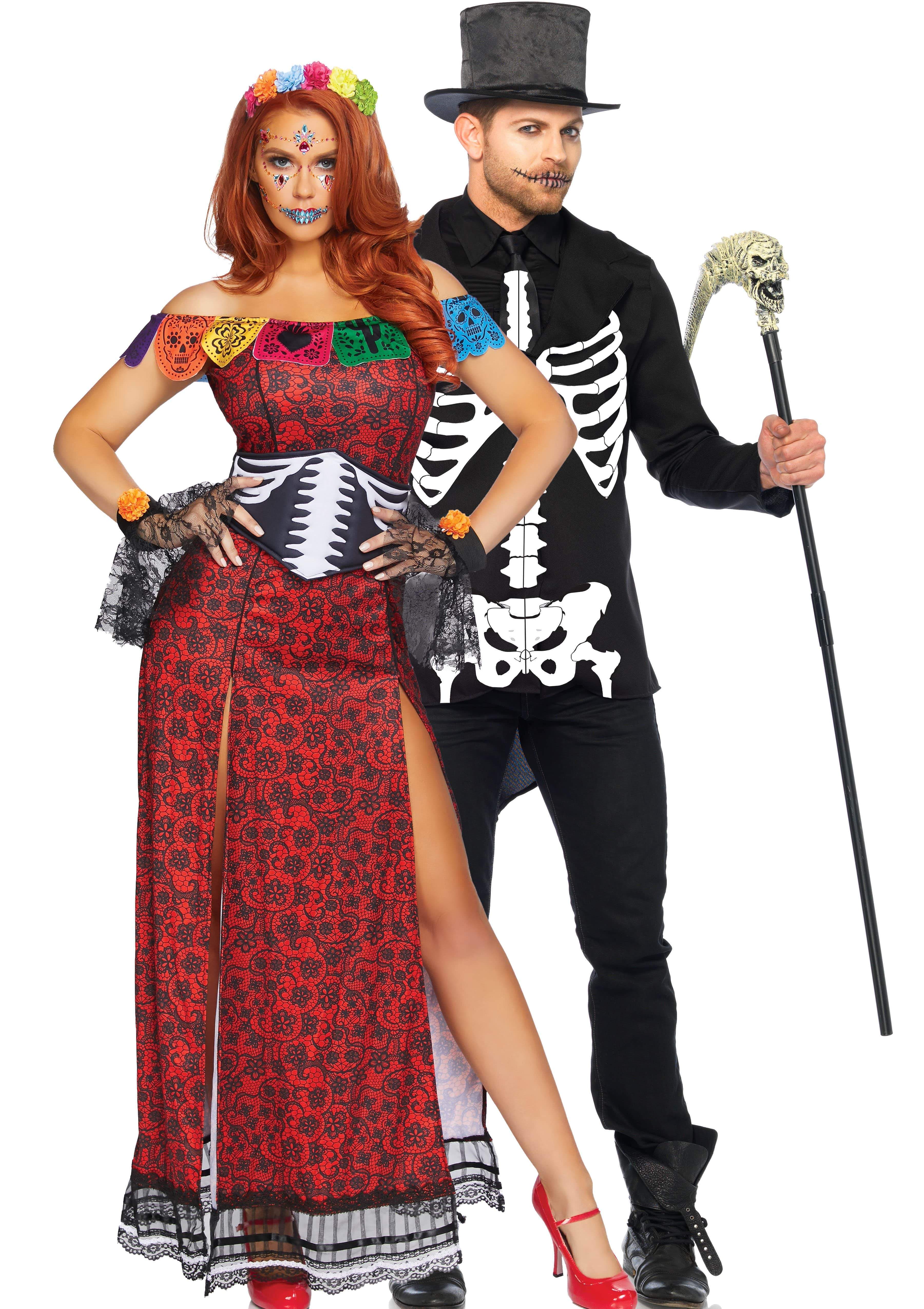 Deluxe Day Of The Dead Dress - Image 4
