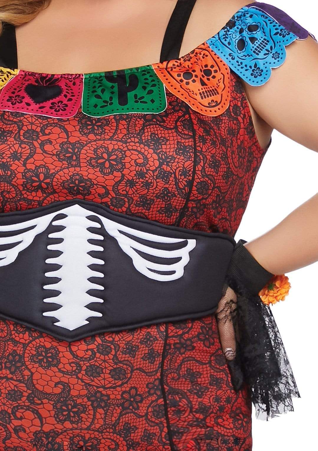 Plus Deluxe Day Of The Dead Dress - Image 4