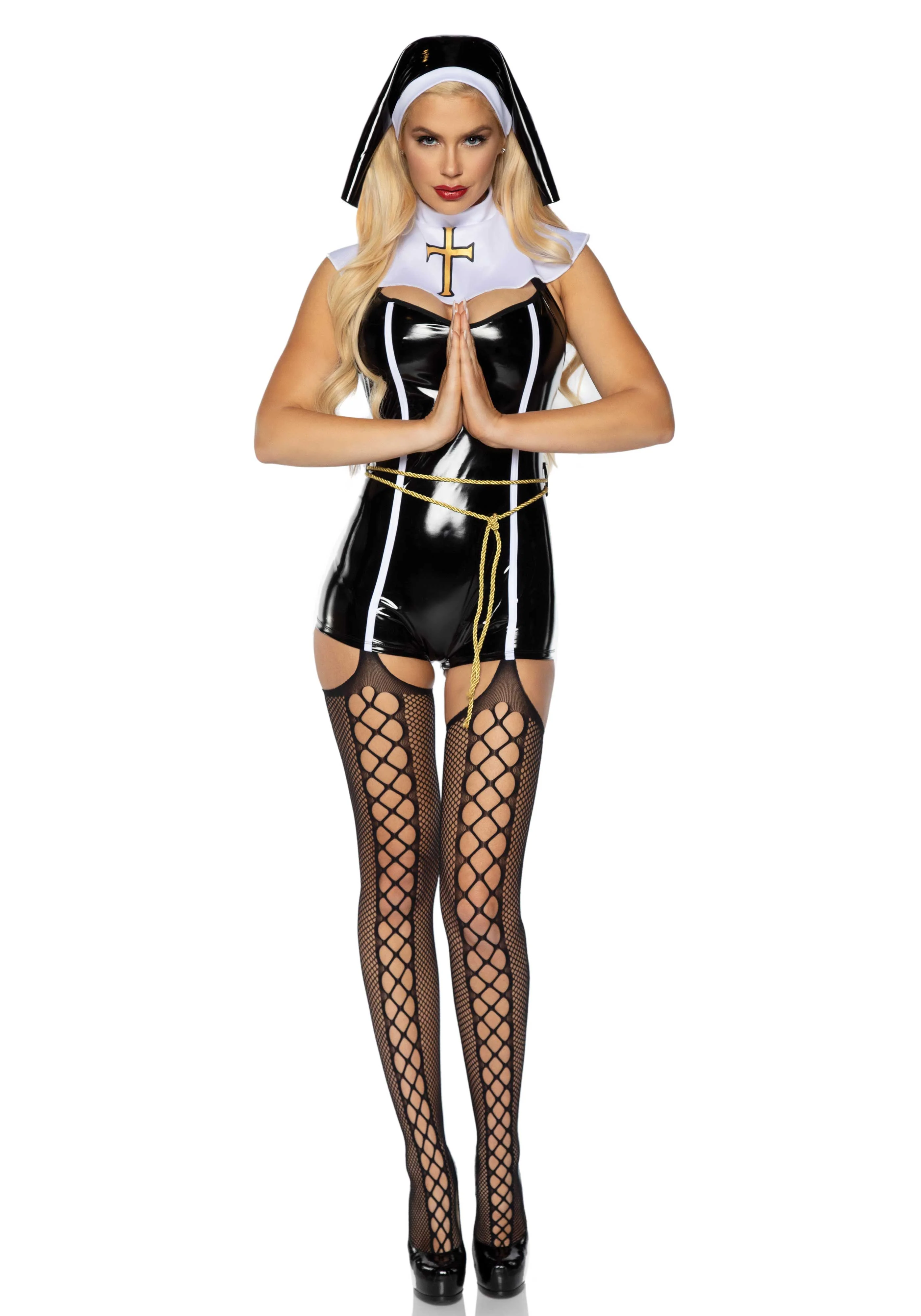 Vinyl Sinful Sister Romper - Image 3