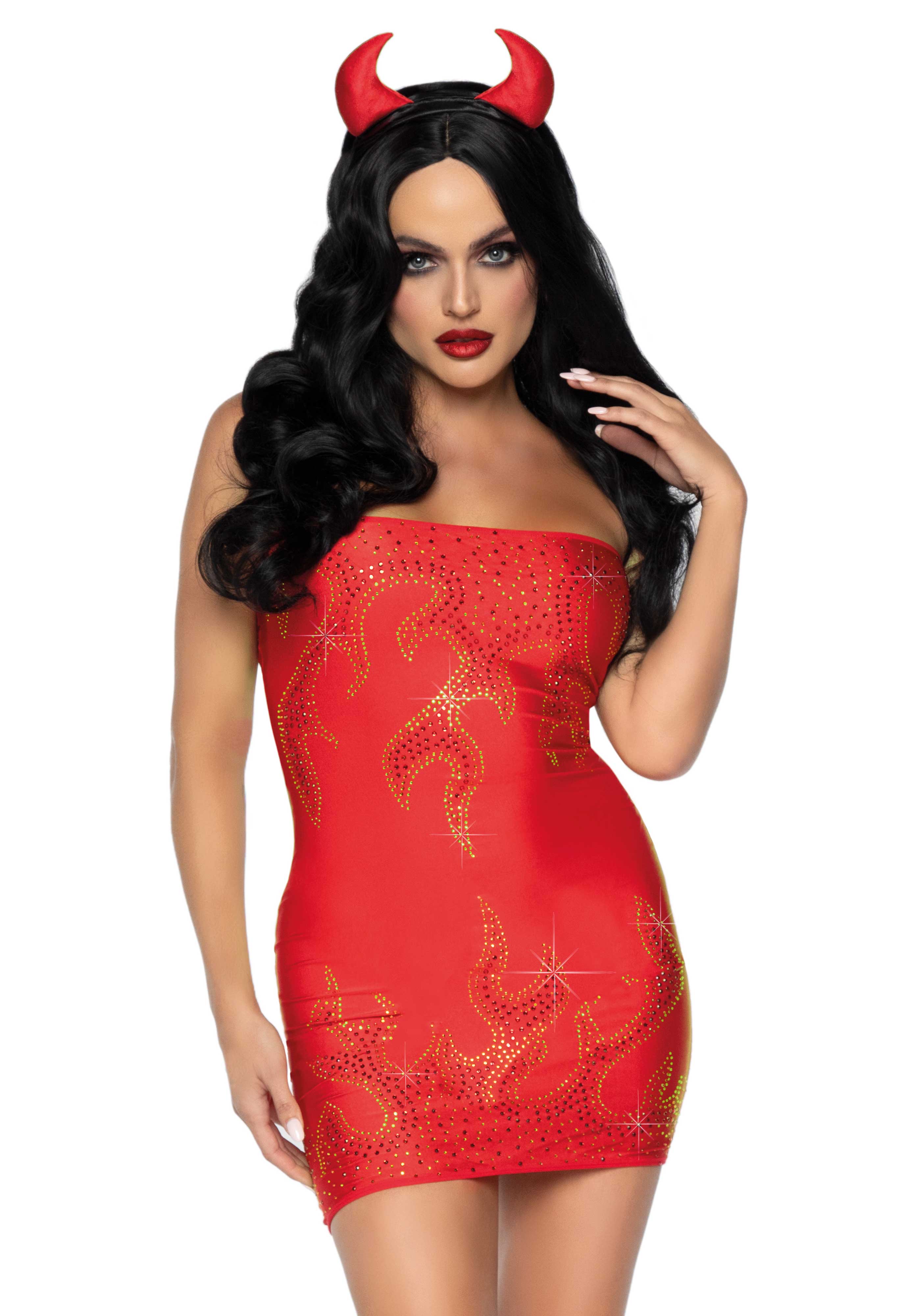 Bedazzled Devil Dress - Image 5