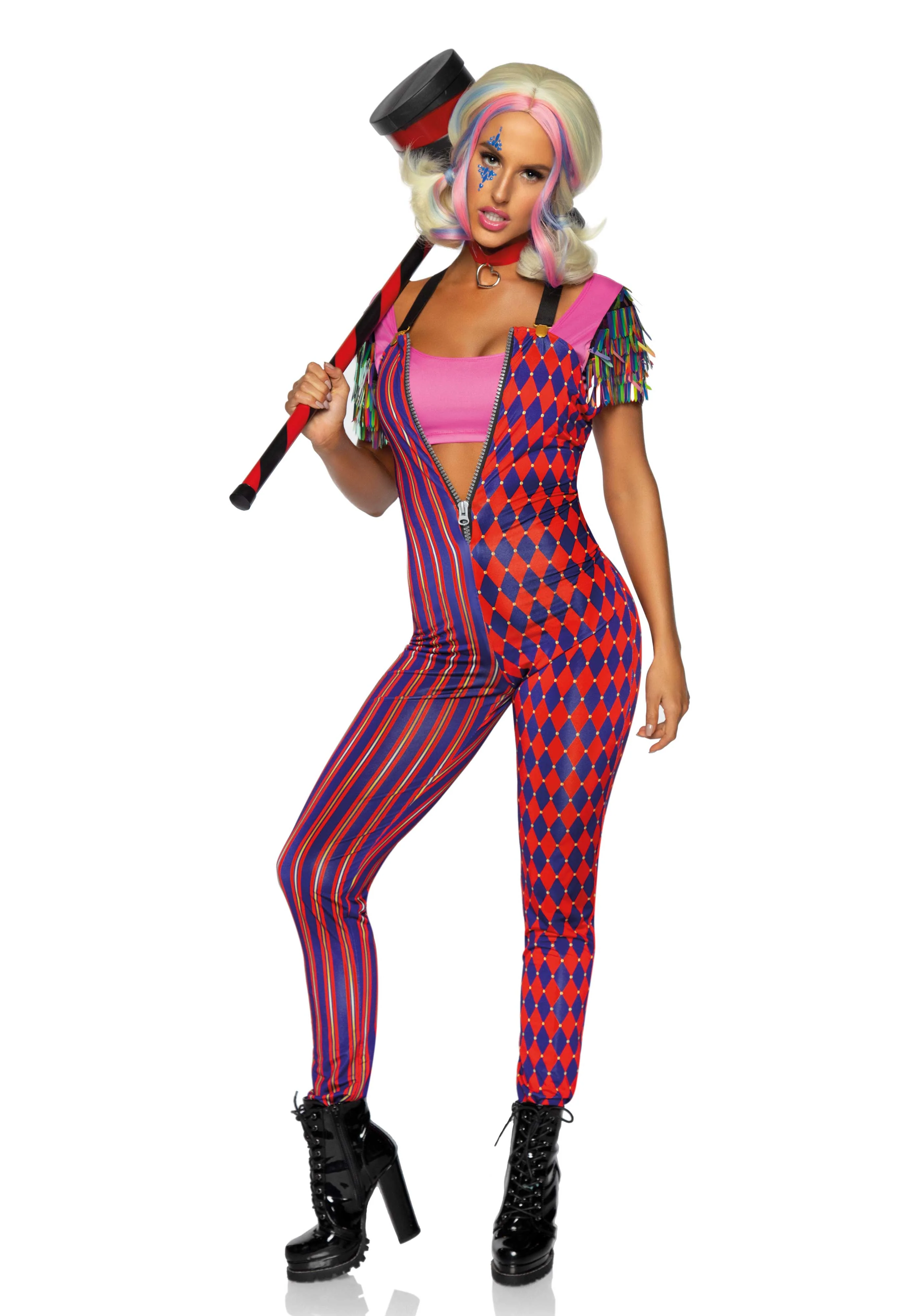 Comic Harlequin Vixen Jumpsuit - Image 3