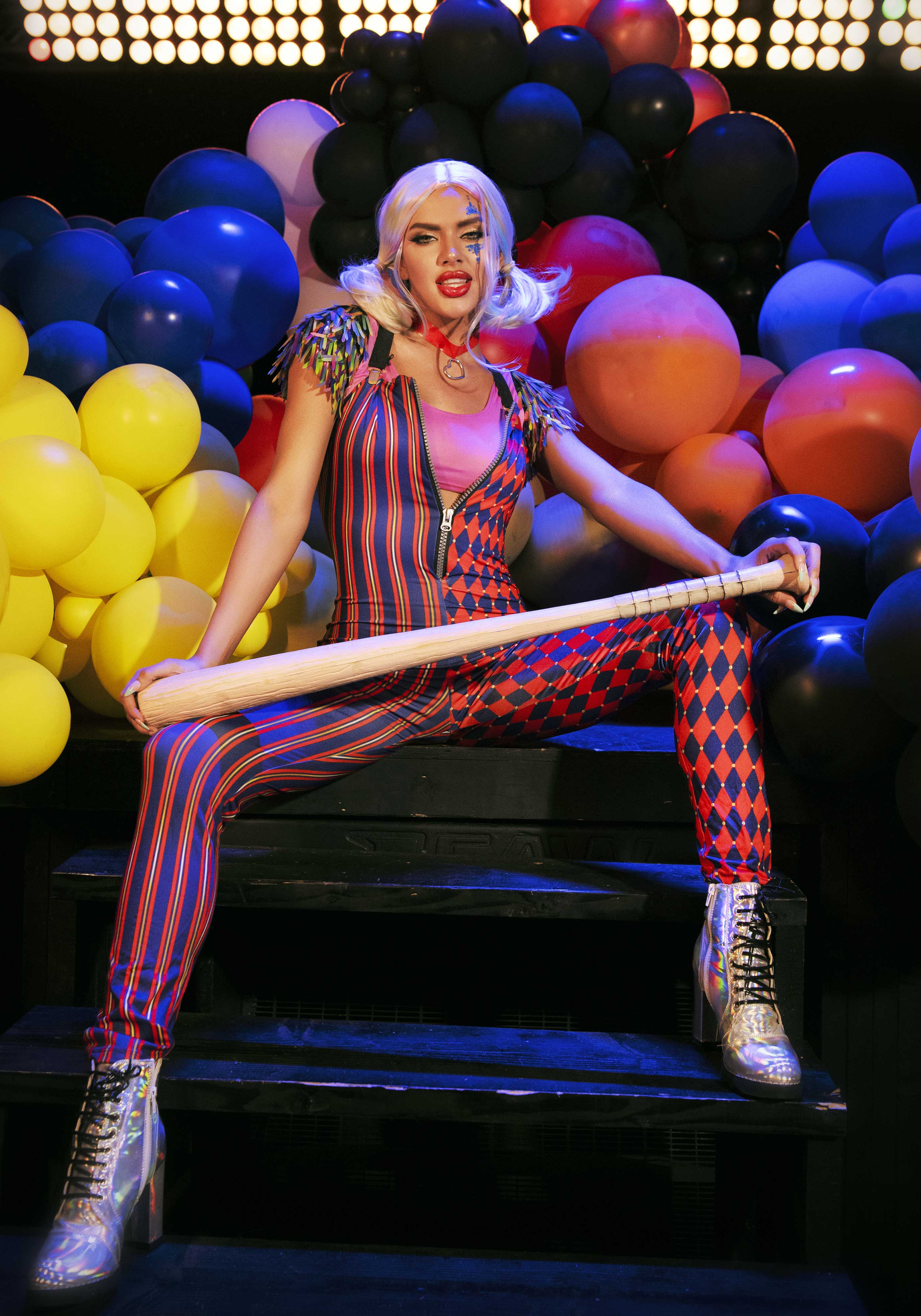 Comic Harlequin Vixen Jumpsuit - Image 6