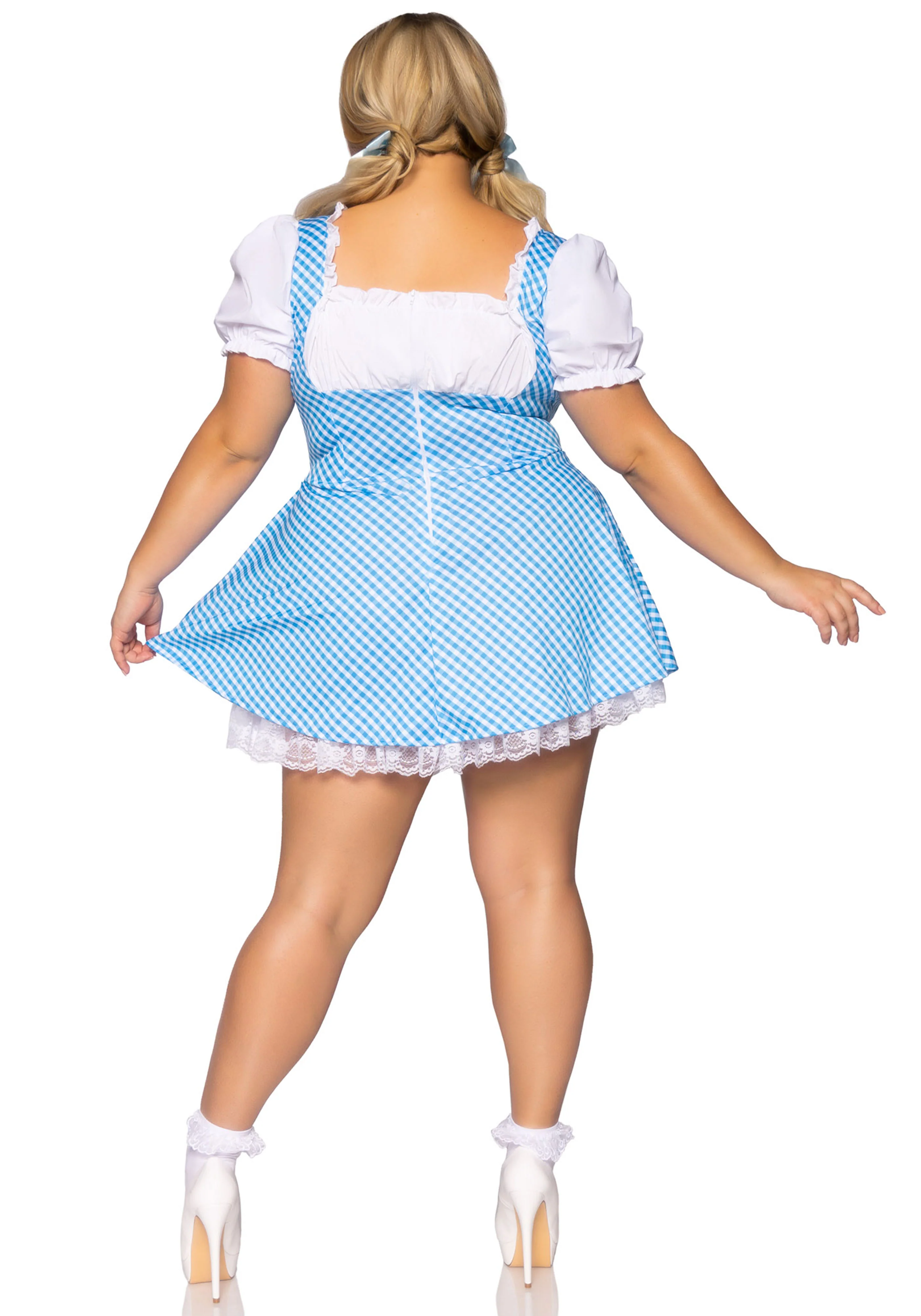 Plus Gingham Dress - Image 4
