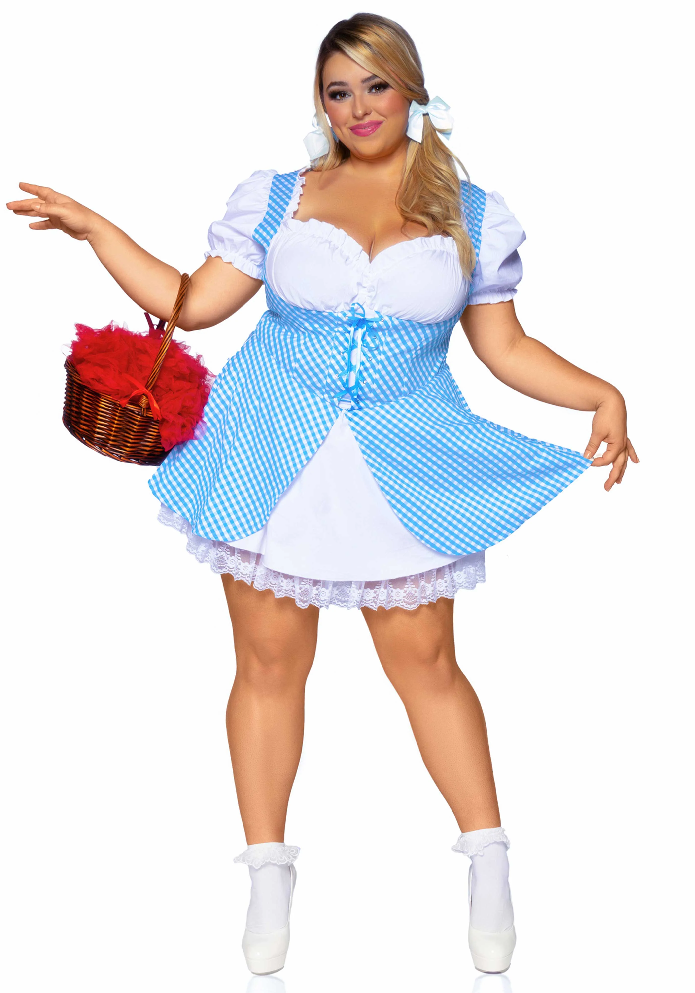 Plus Gingham Dress - Image 6