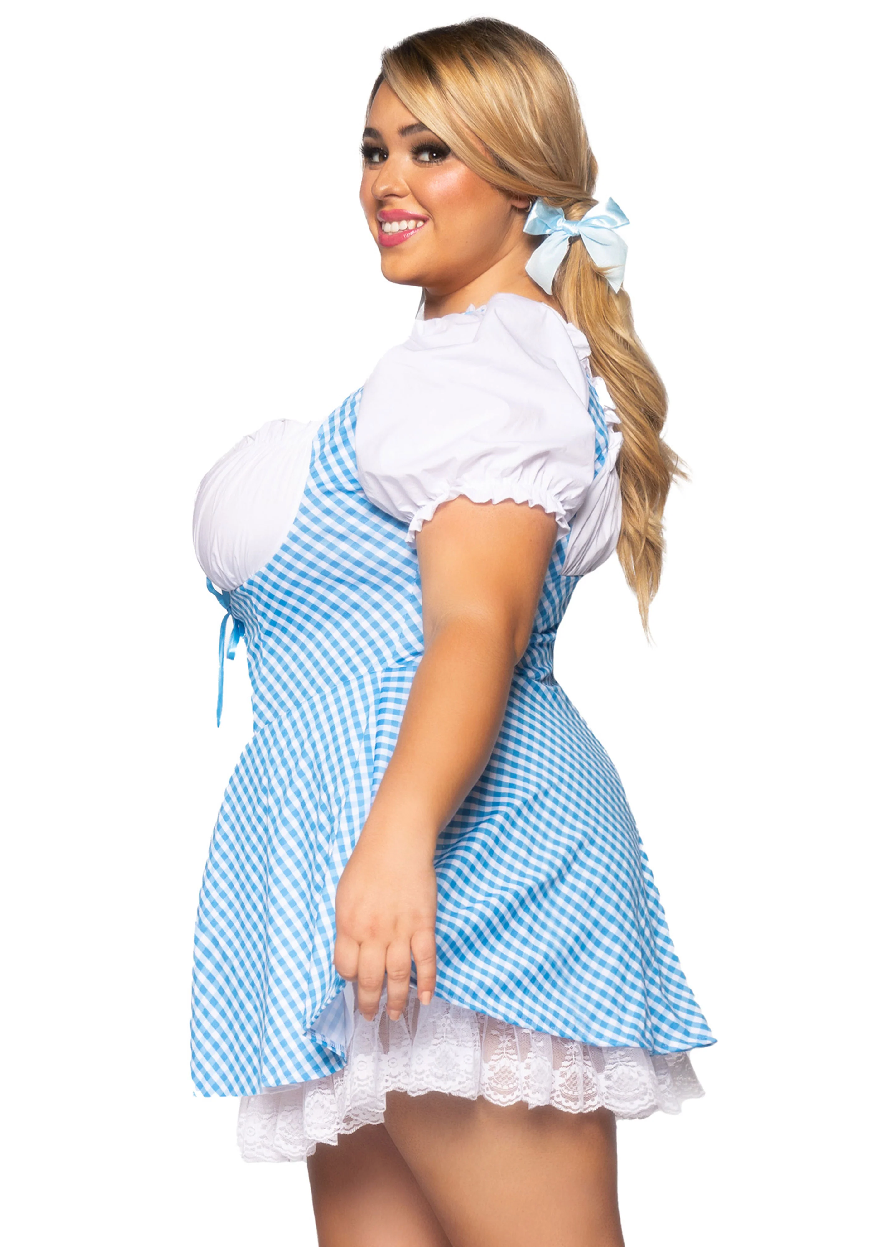 Plus Gingham Dress - Image 7