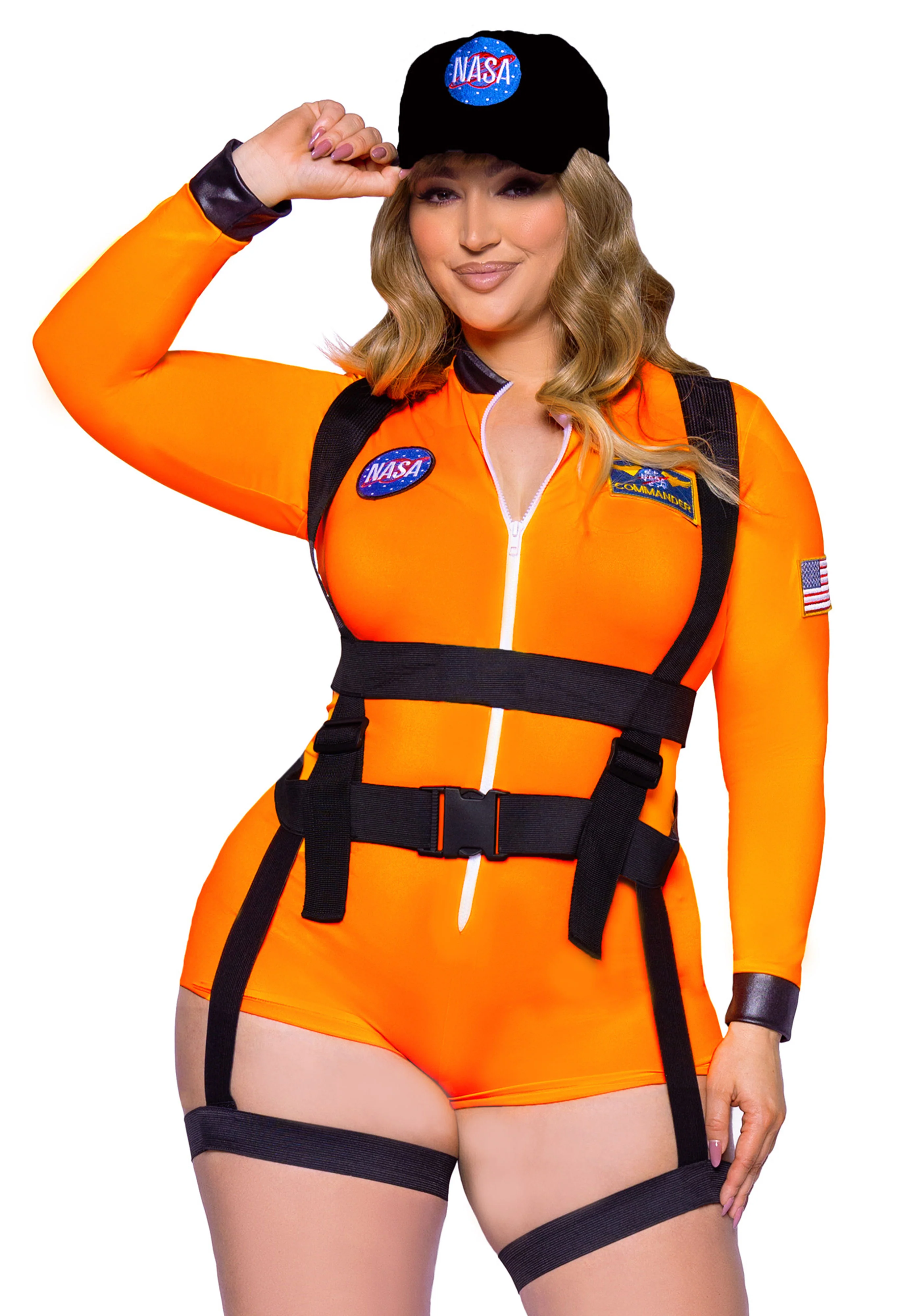 Plus Space Command Romper