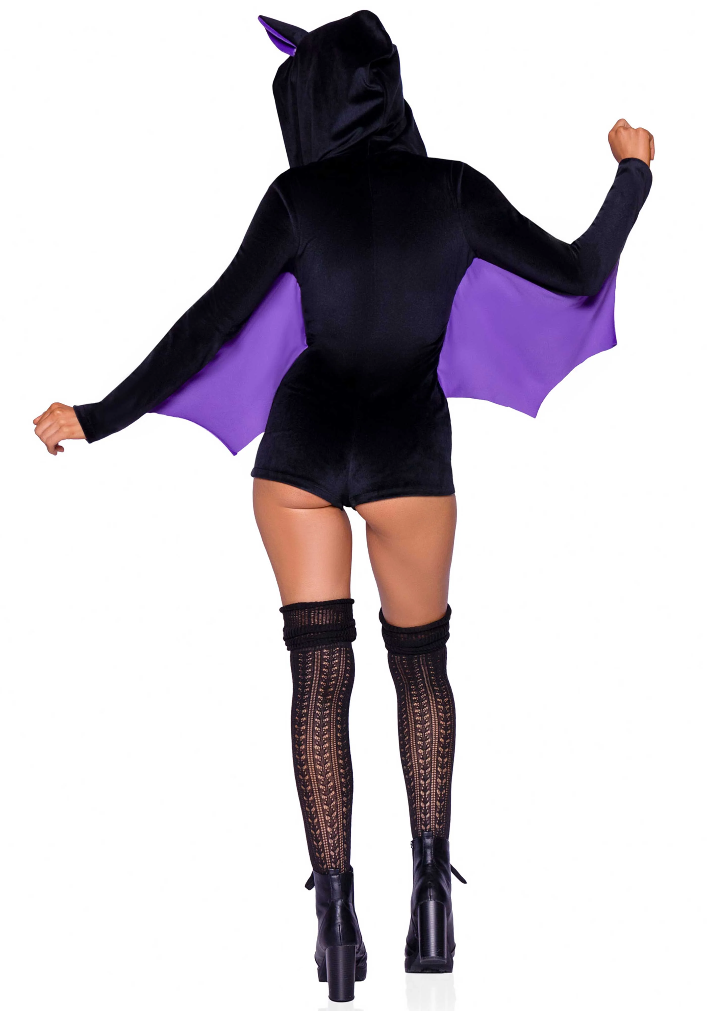 Velvet Bat Romper - Image 5