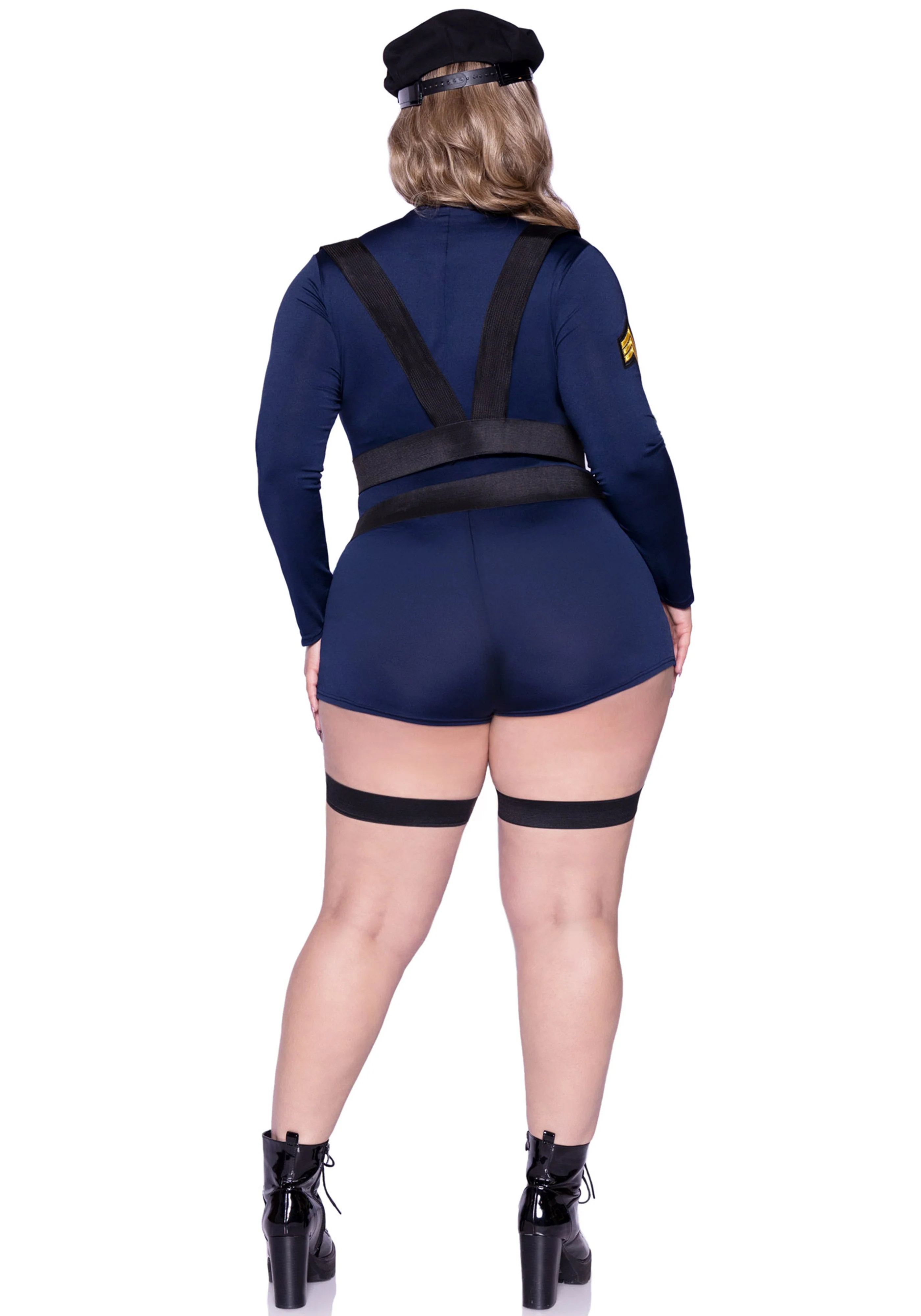 Plus Flirty Cop Romper - Image 4