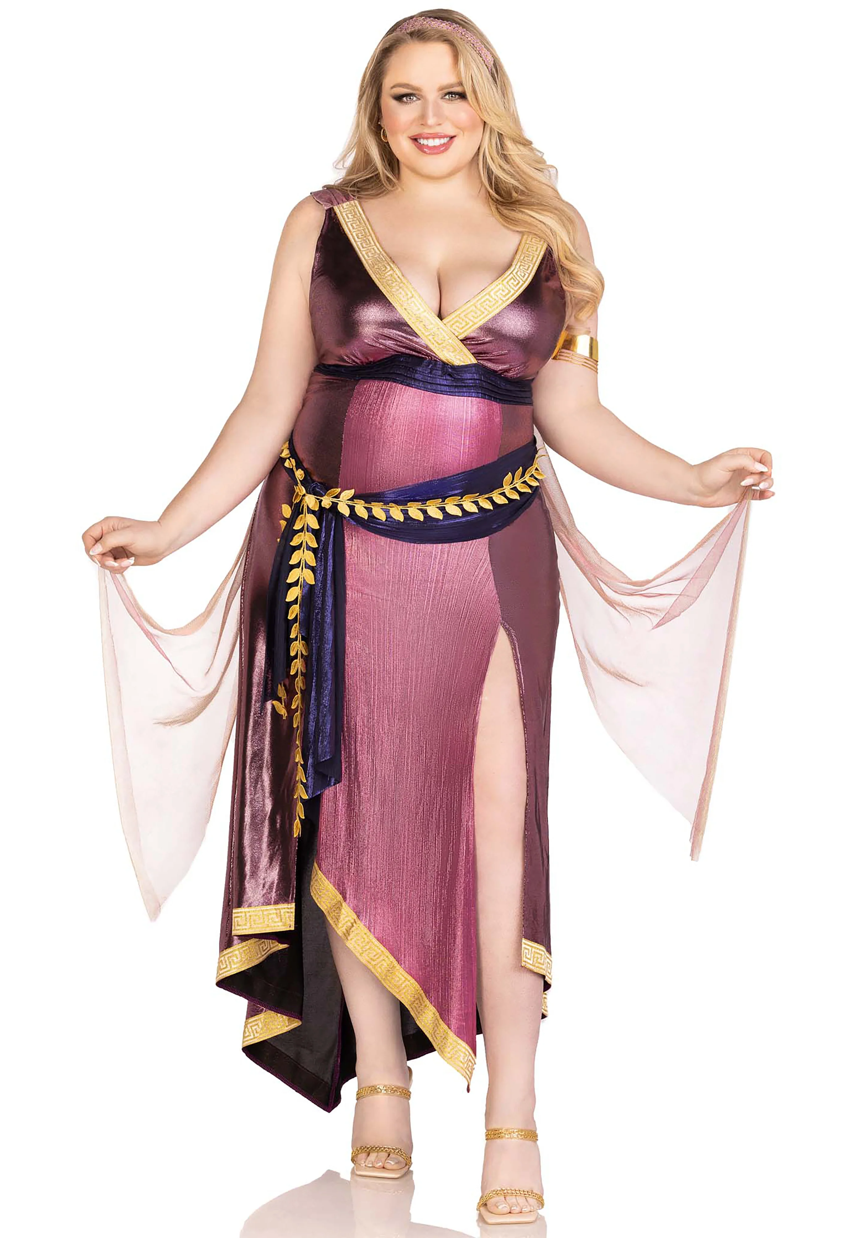 Plus Amethyst Goddess Dress - Image 3
