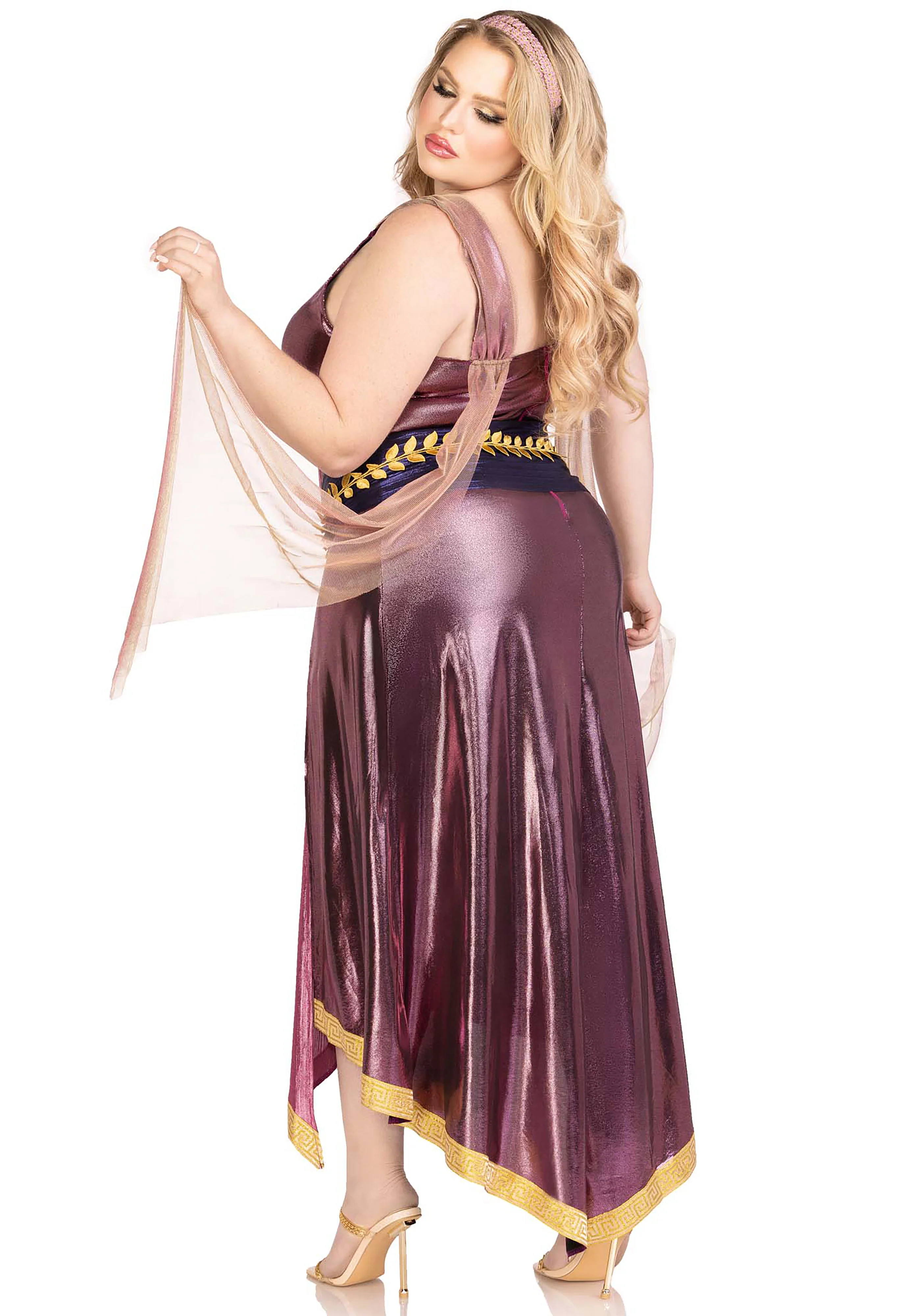 Plus Amethyst Goddess Dress - Image 4