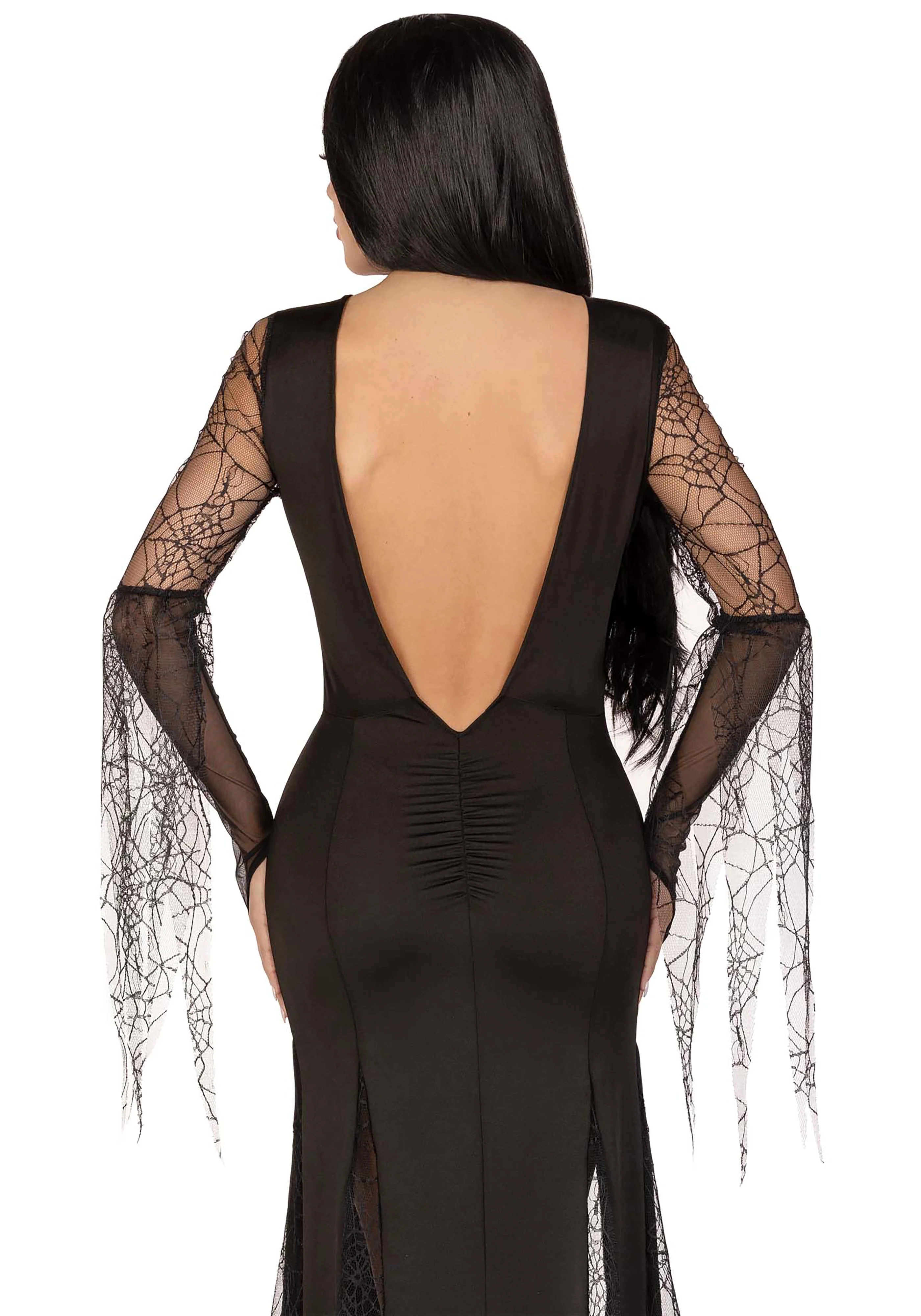 Sexy Spooky Morticia Dress - Image 2