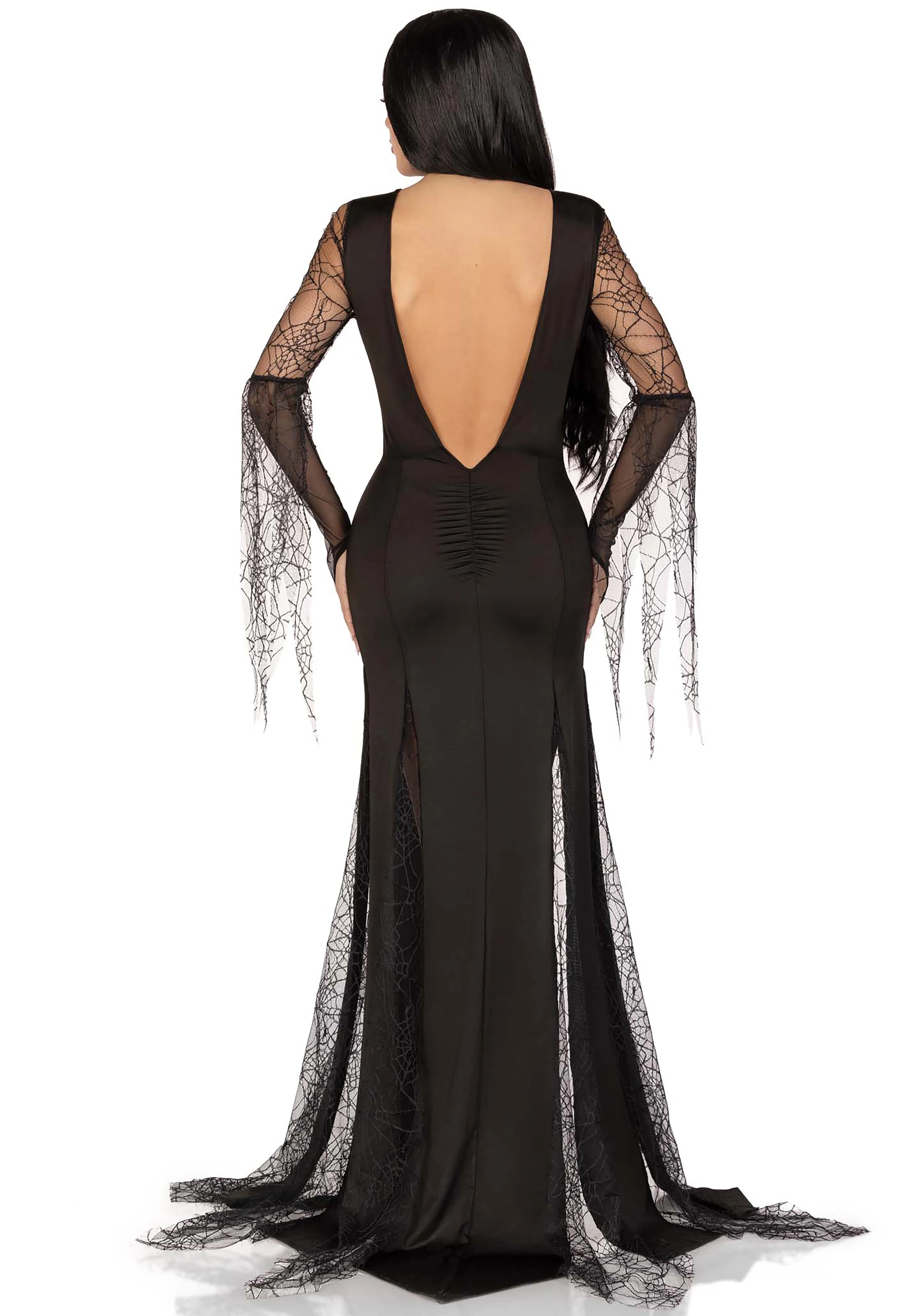 Sexy Spooky Morticia Dress - Image 4