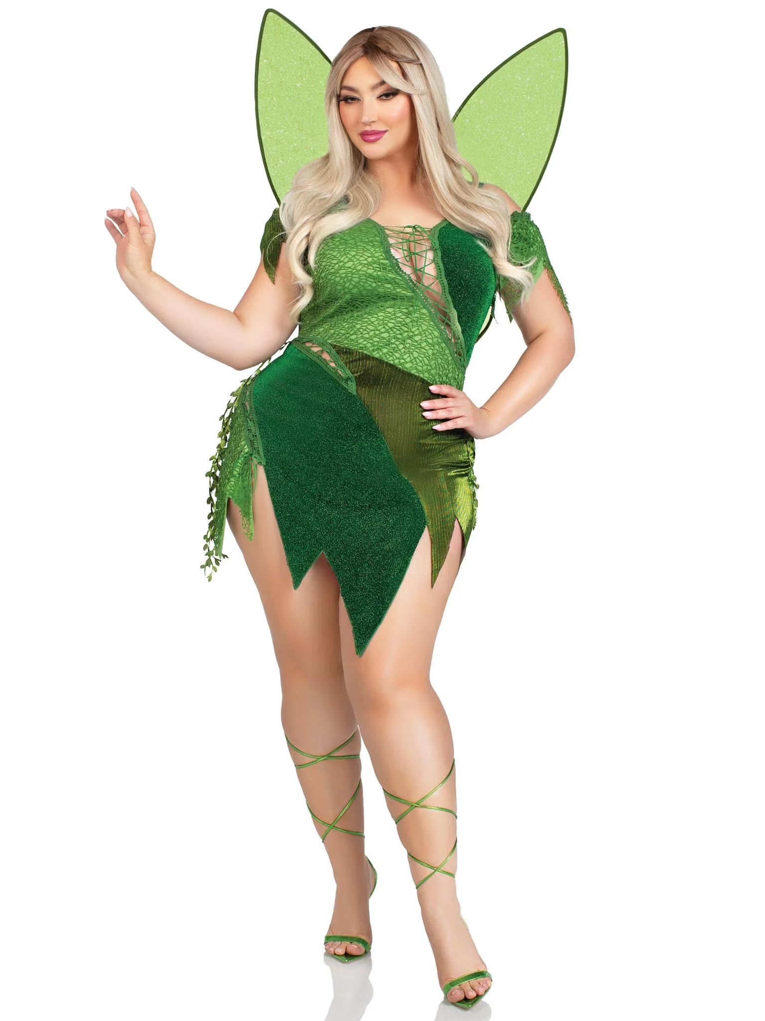 Plus Forest Fairy Dress - Image 2