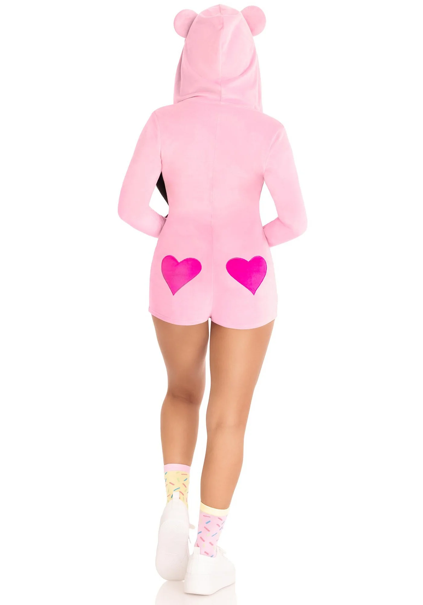 Sweetheart Bear Velvet Romper - Image 7