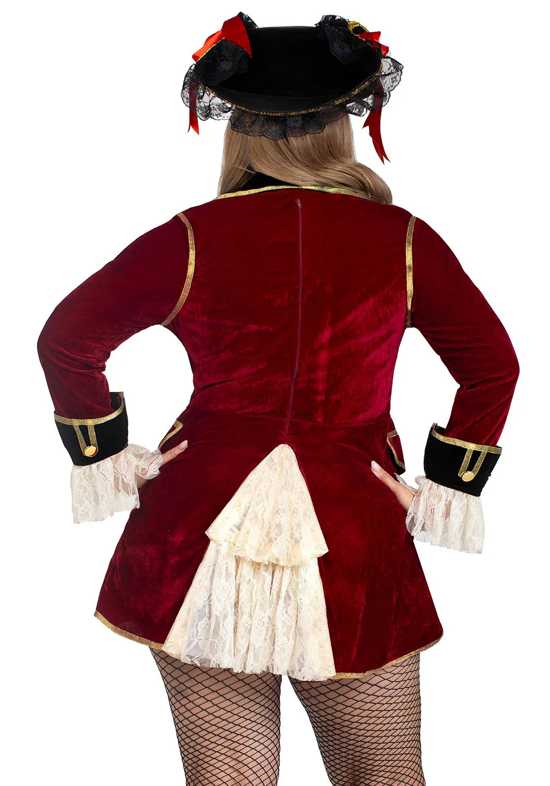 Plus Captivating Pirate Captain Dress - Image 3