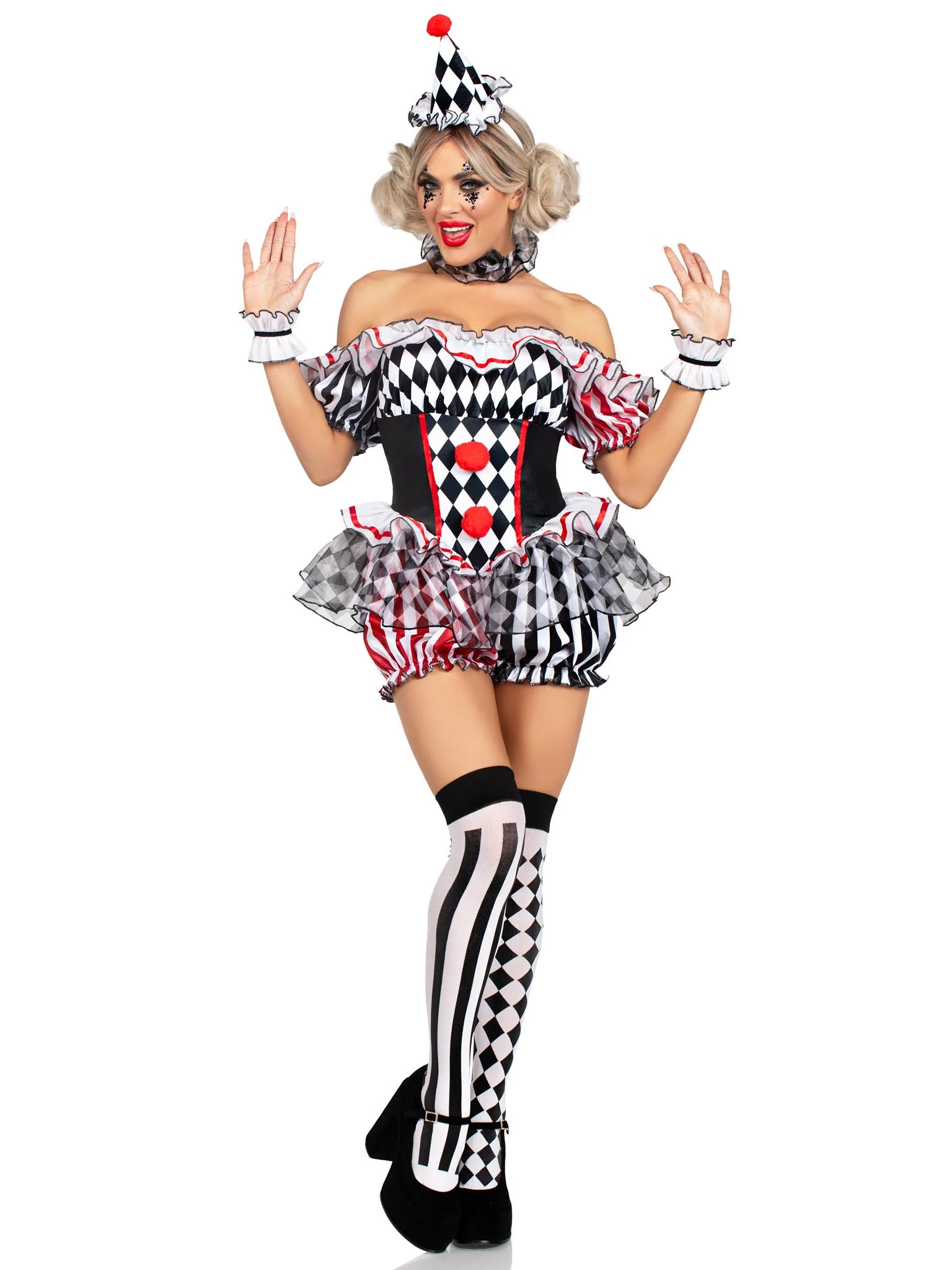 Darling Harlequin Romper - Image 2