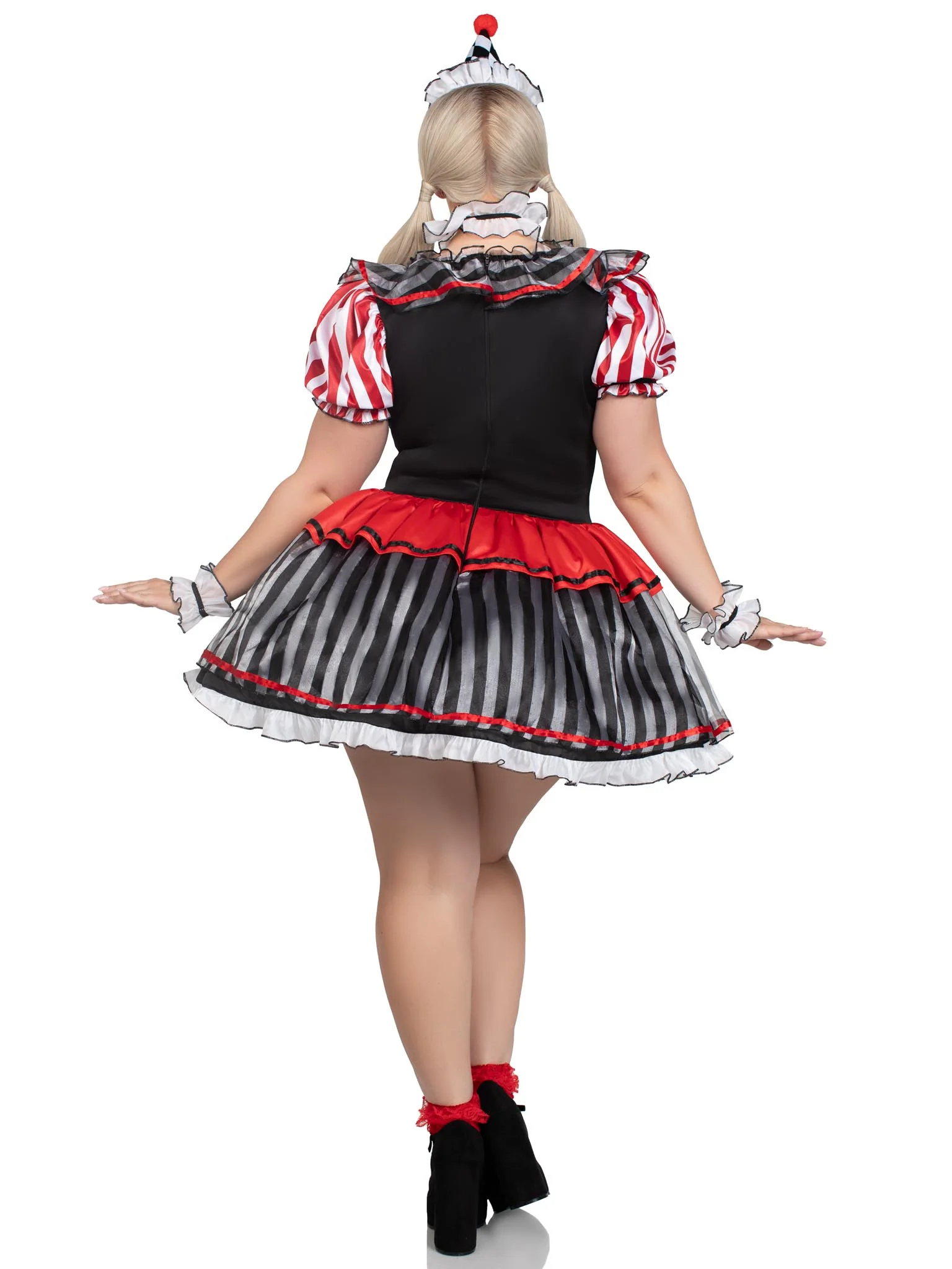 Plus Darling Harlequin Dress - Image 4