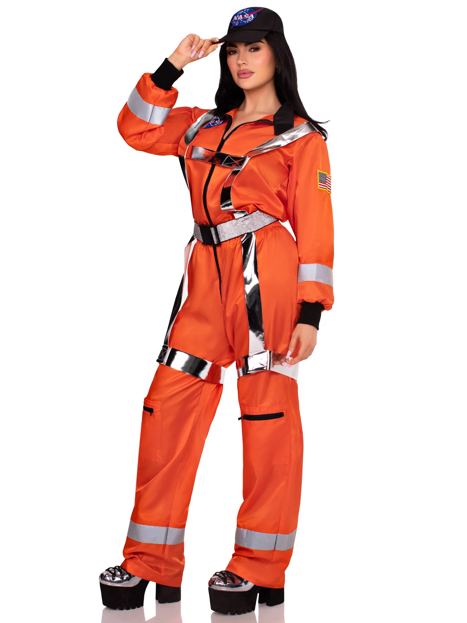 Cosmic Astronaut Zip-Up Jumpsuit - Image 4