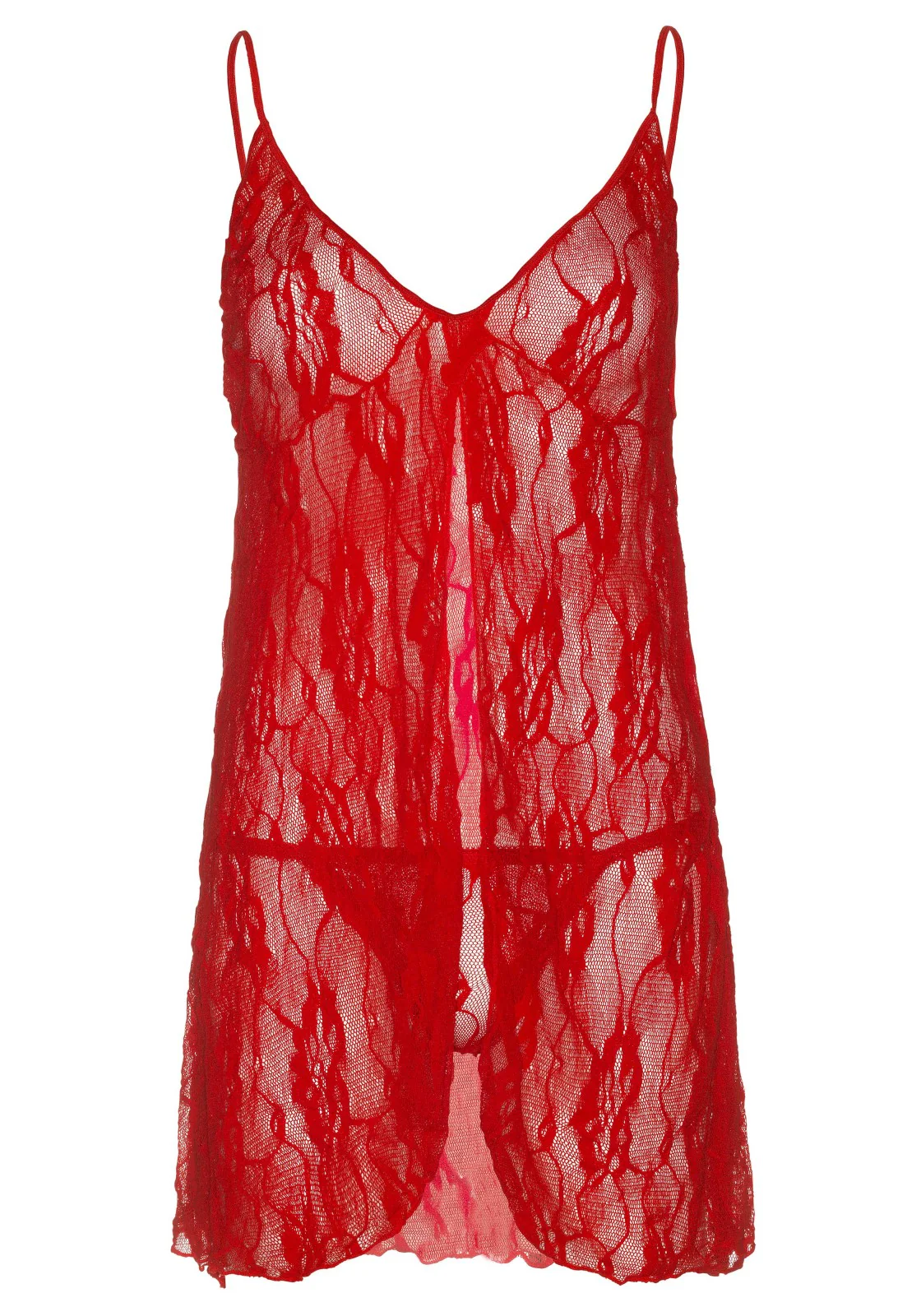 Romantic Lace Babydoll with String - Image 4