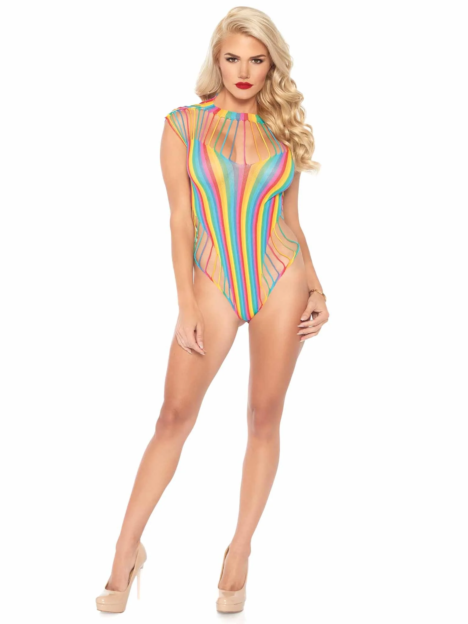 Shredded Opaque Cut Out Teddy - Image 4