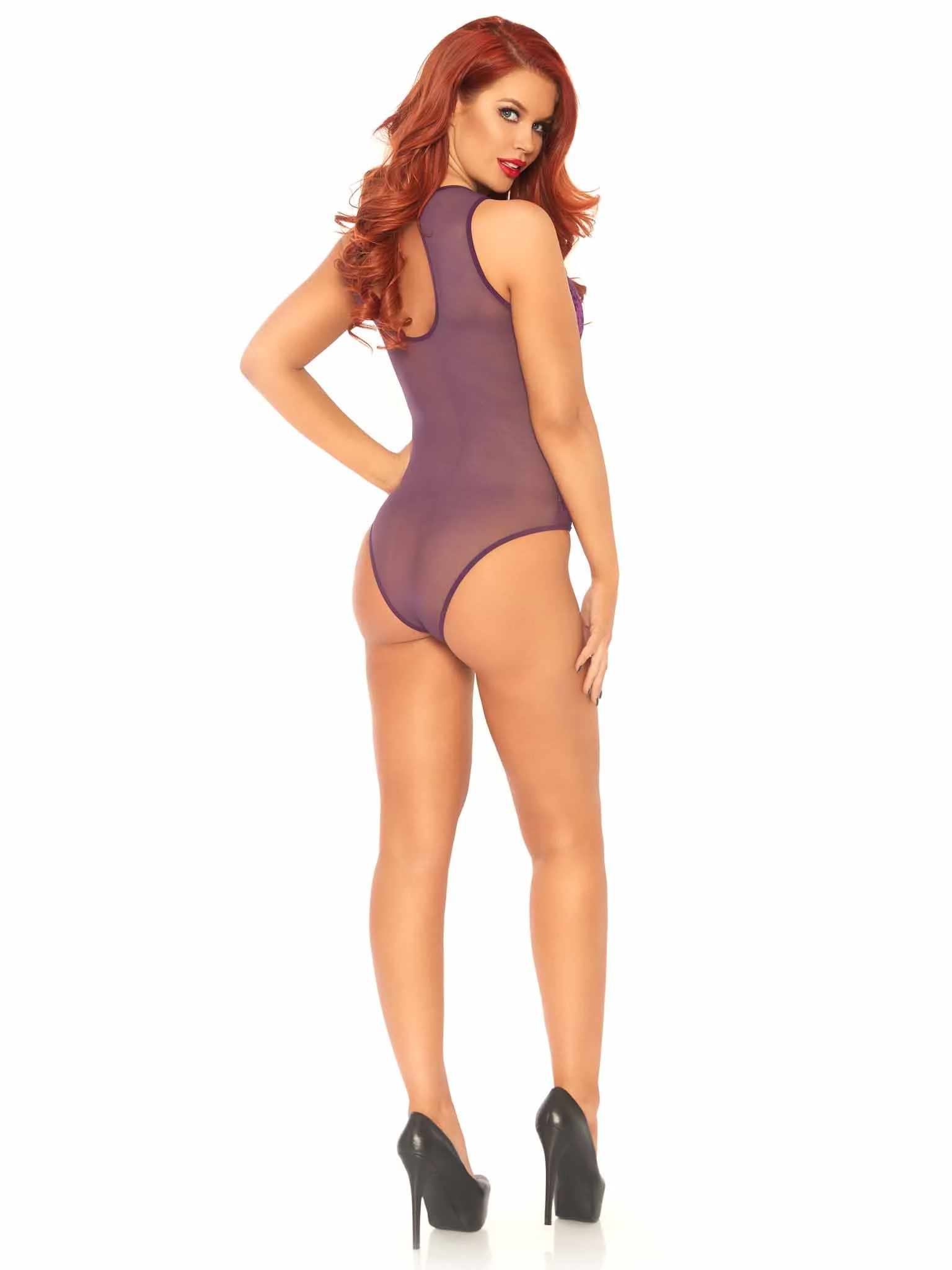 Teddy with Keyhole Back and Snap Crotch - Image 16