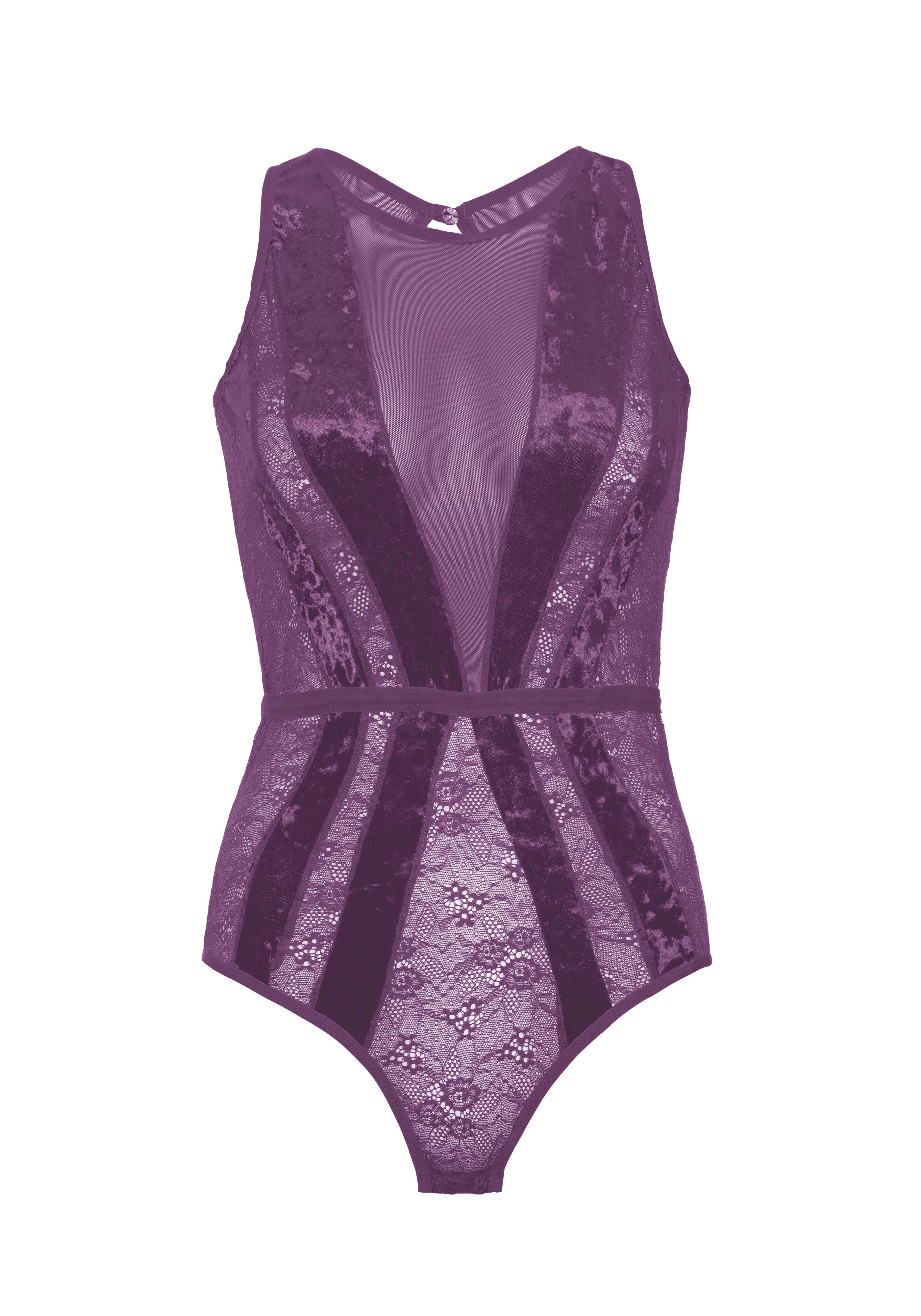 Teddy with Keyhole Back and Snap Crotch - Image 19