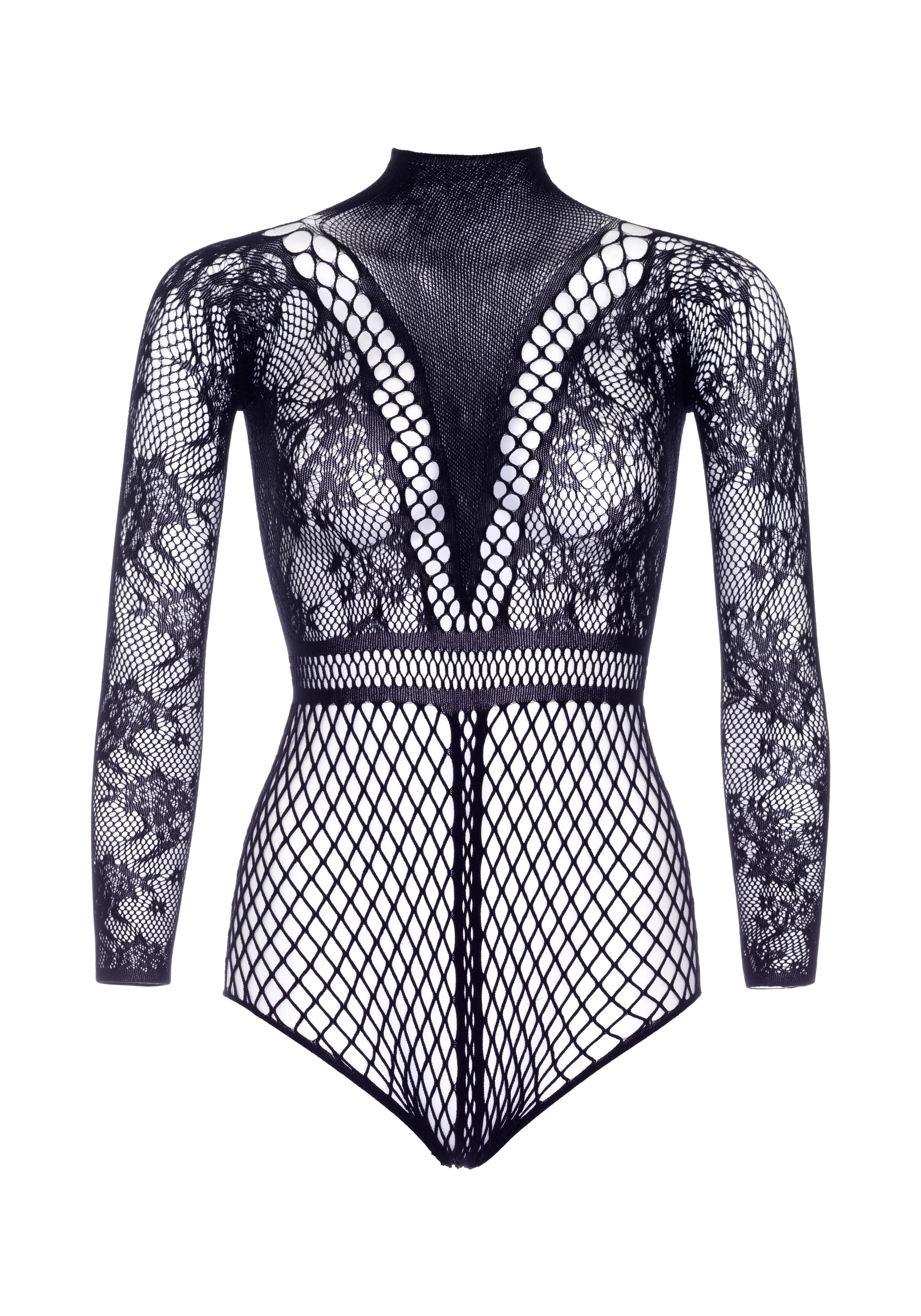 Fishnet Bodysuit with Snapcrotch - Image 8