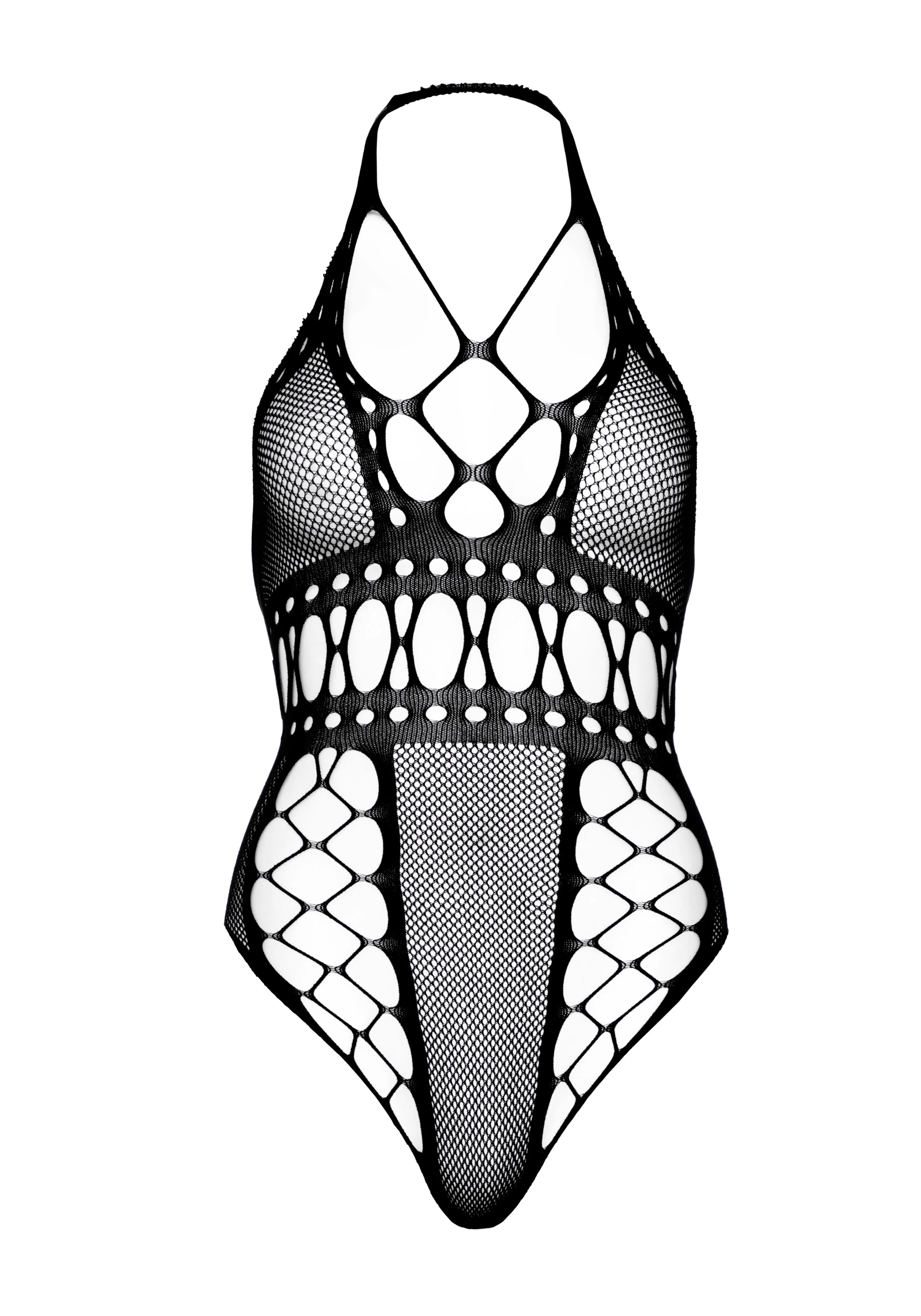 Multi Net Backless Thong Teddy - Image 7