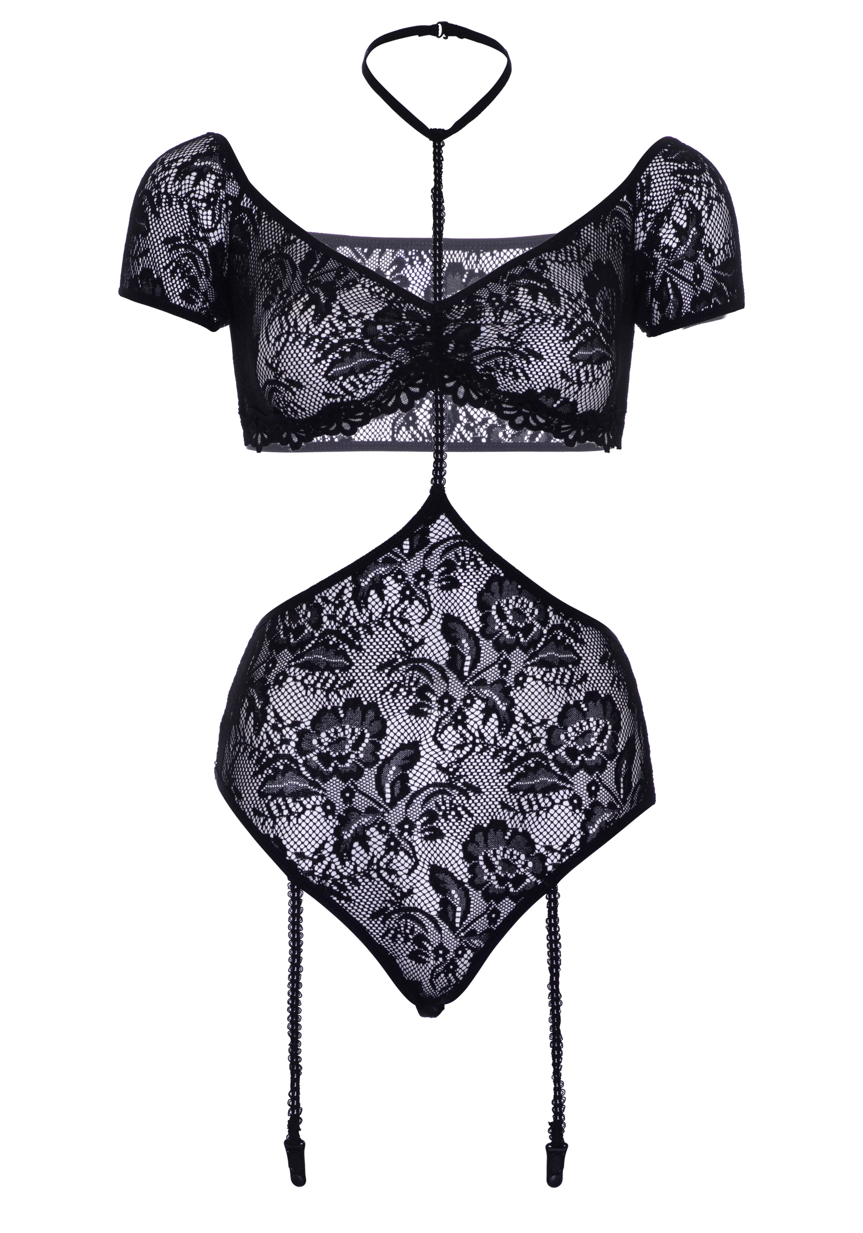 Bandeau Top and Garter Teddy - Image 5