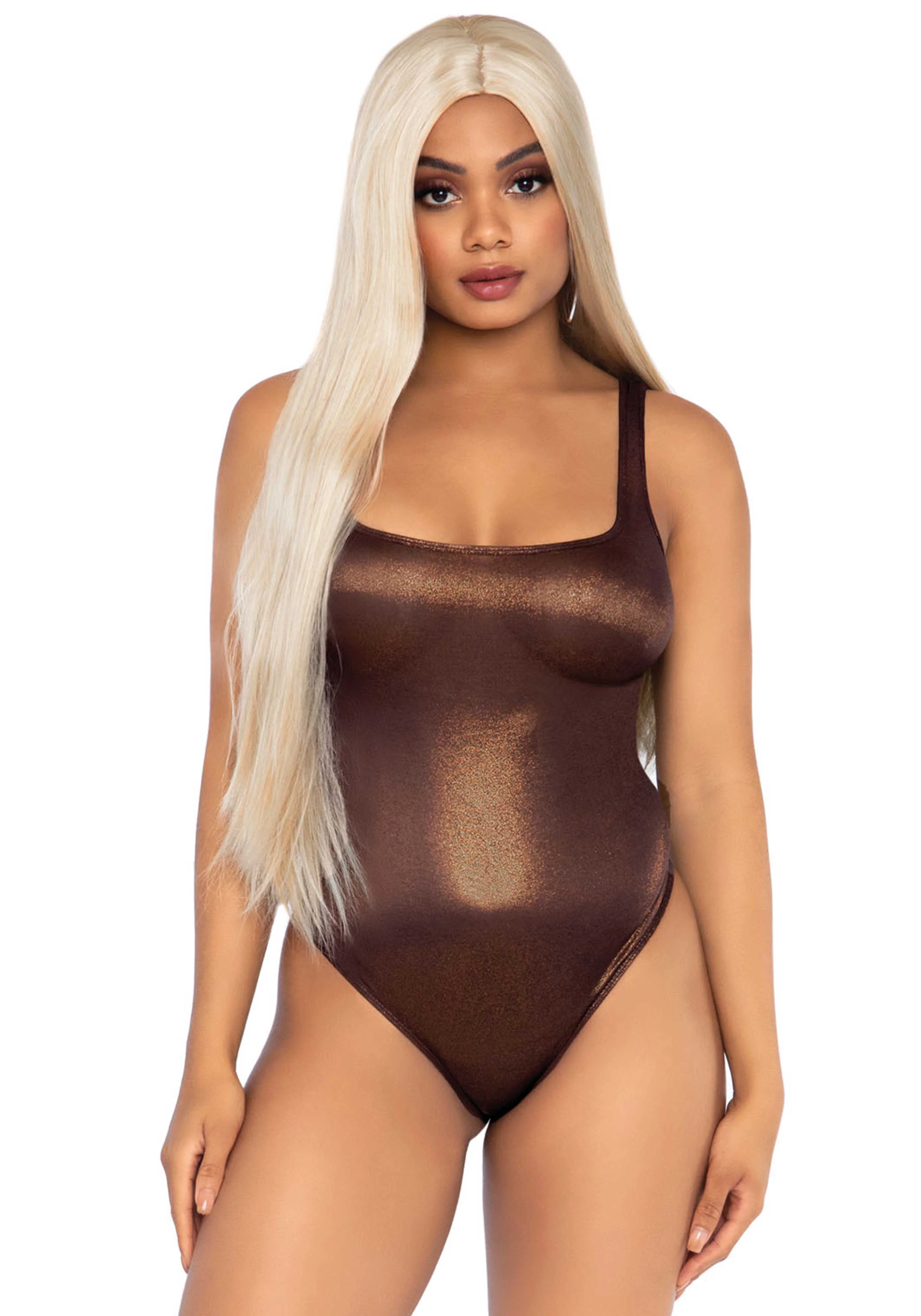 Metallic Snap Crotch Bodysuit - Image 6