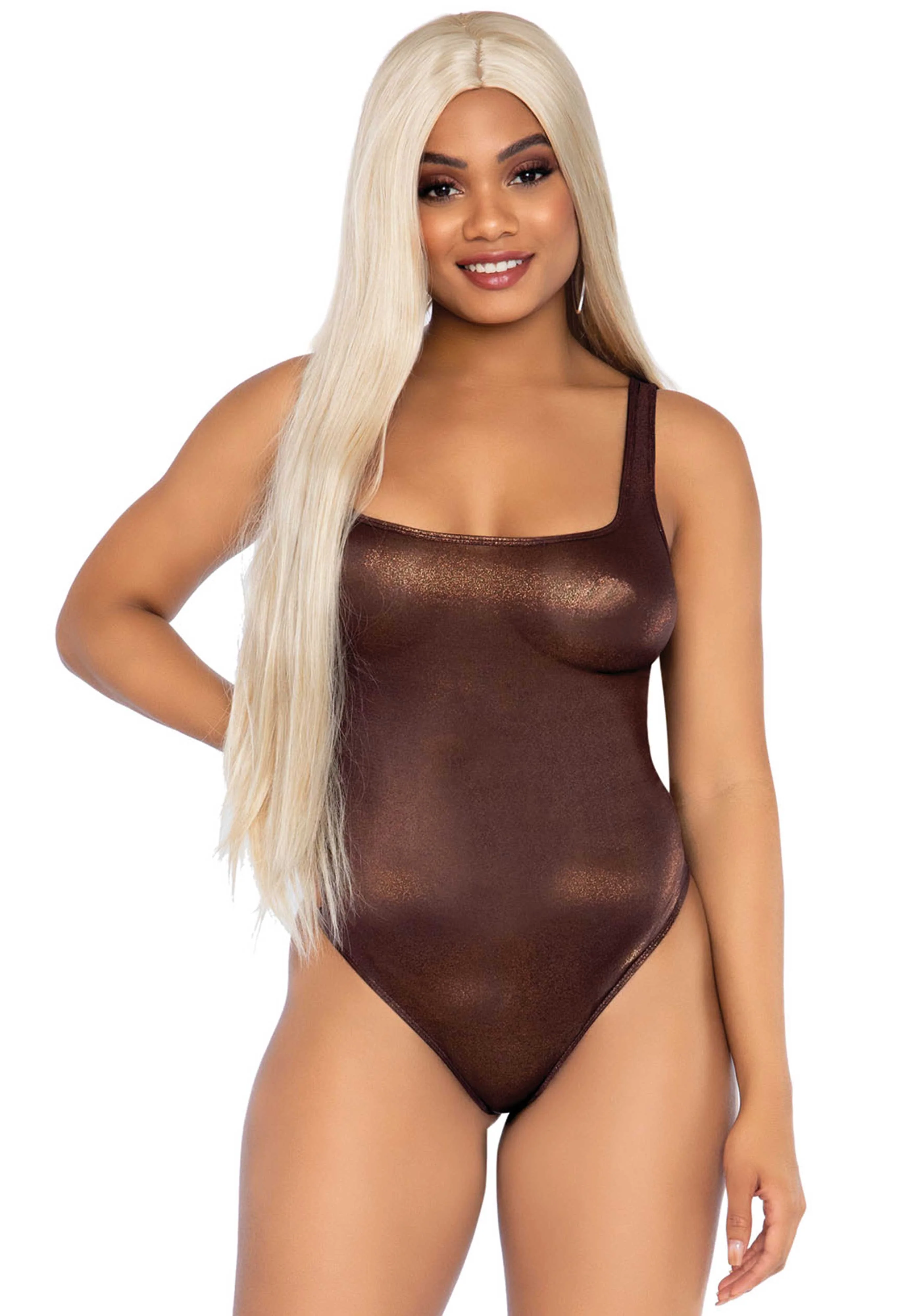 Metallic Snap Crotch Bodysuit - Image 8