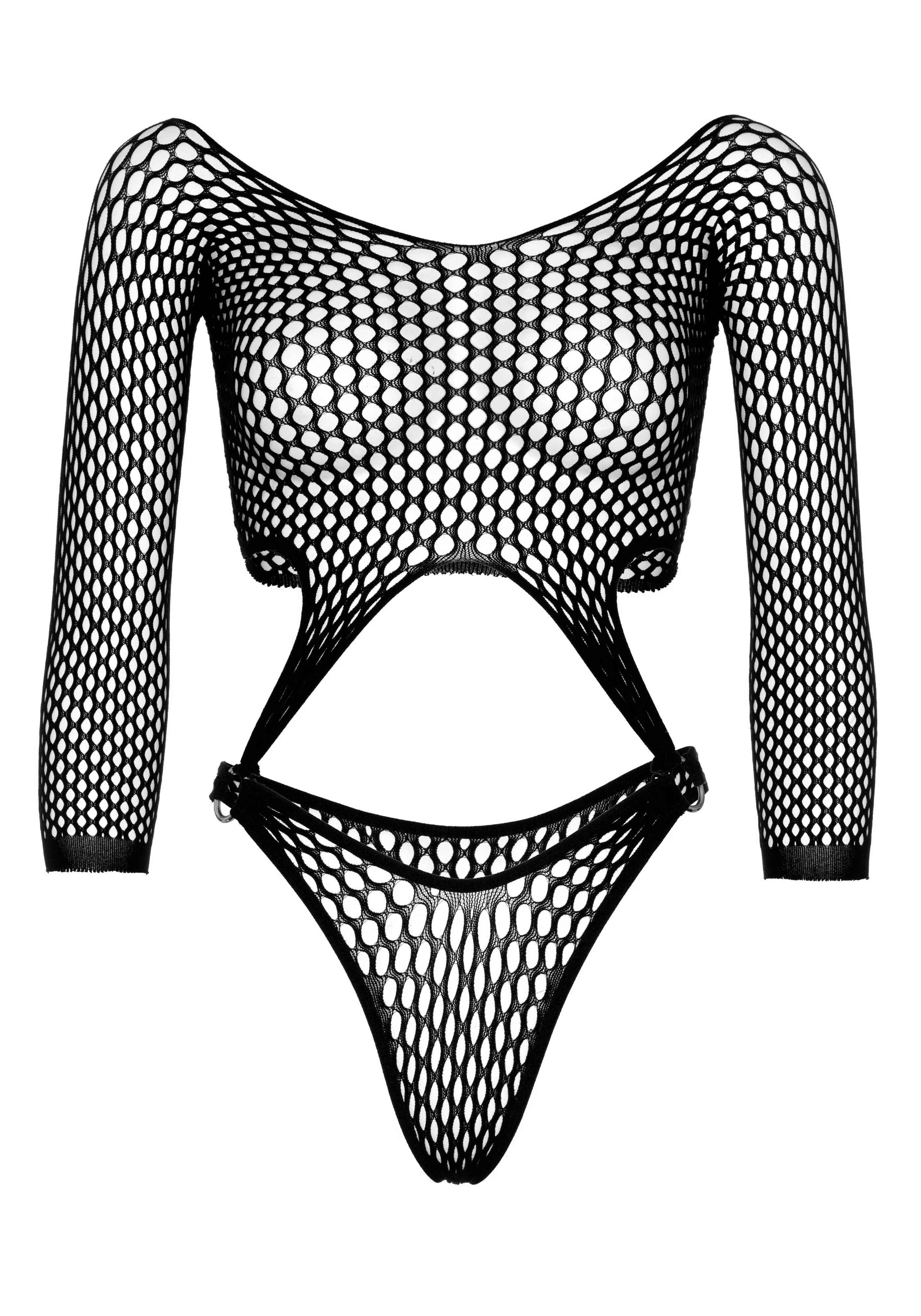 Long Sleeve Bodysuit with Thong Back - Image 8