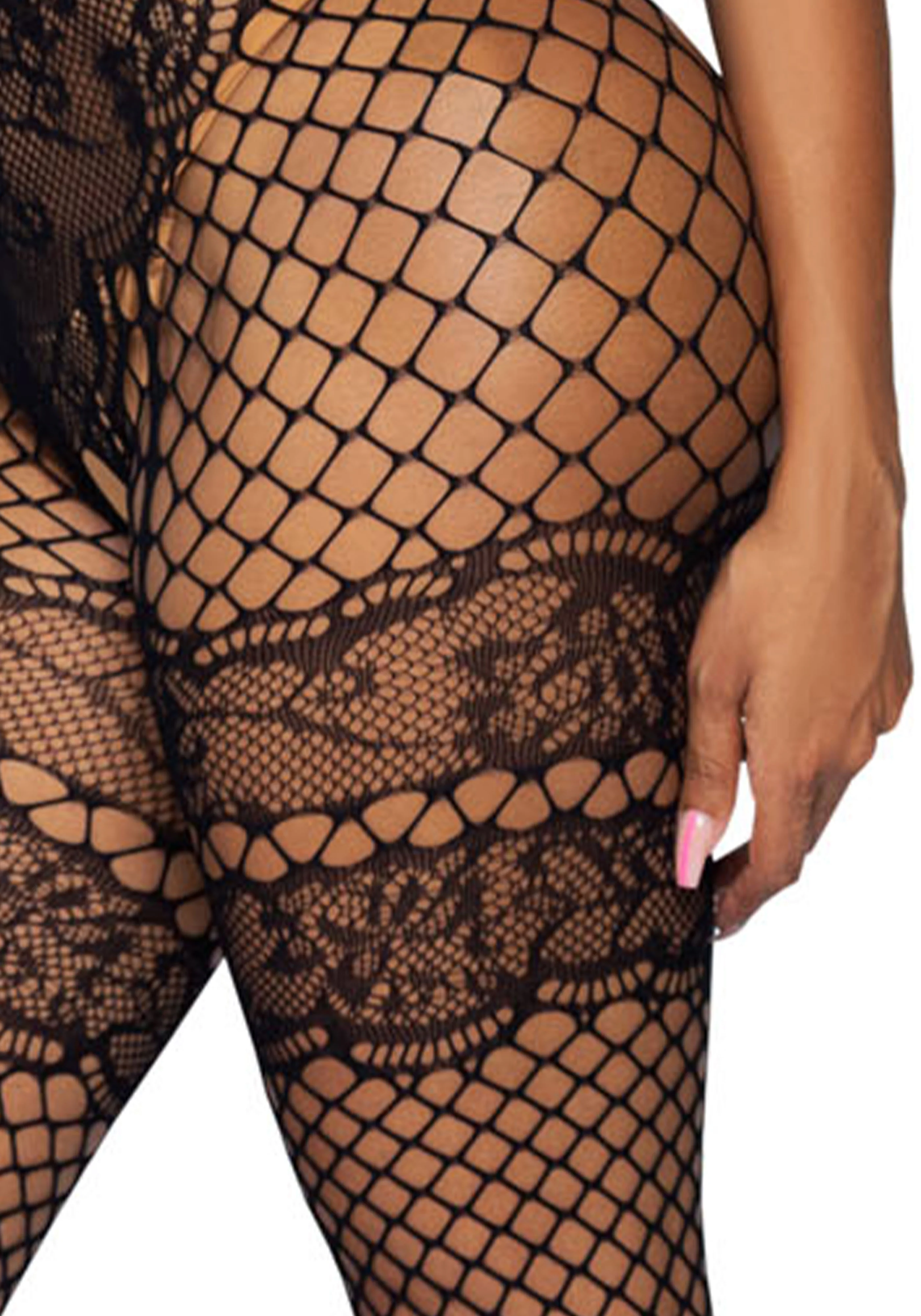Bodystocking with Faux Lingerie - Image 7