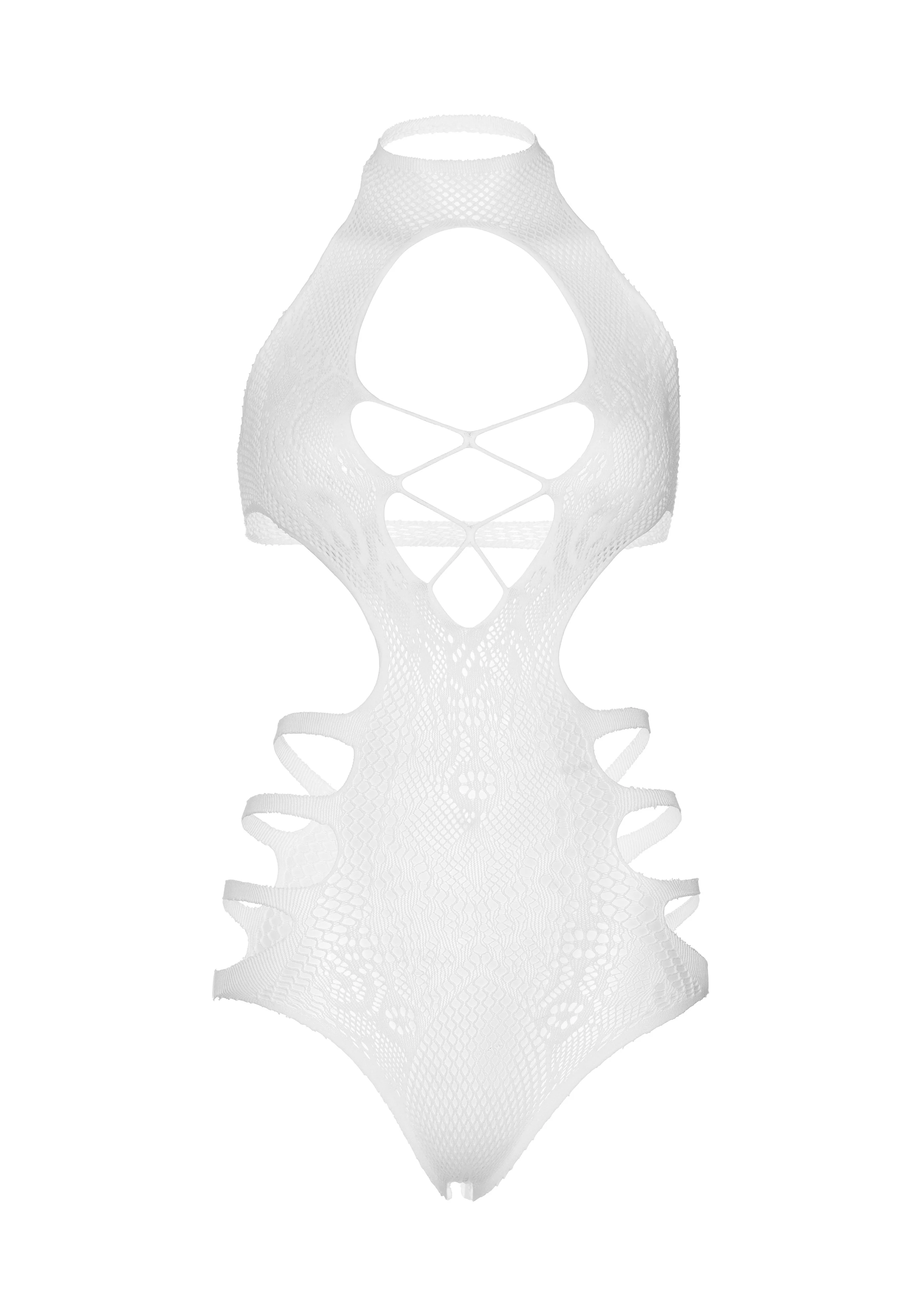 Seamless Lace Cut Out Strappy Bodysuit - Image 17