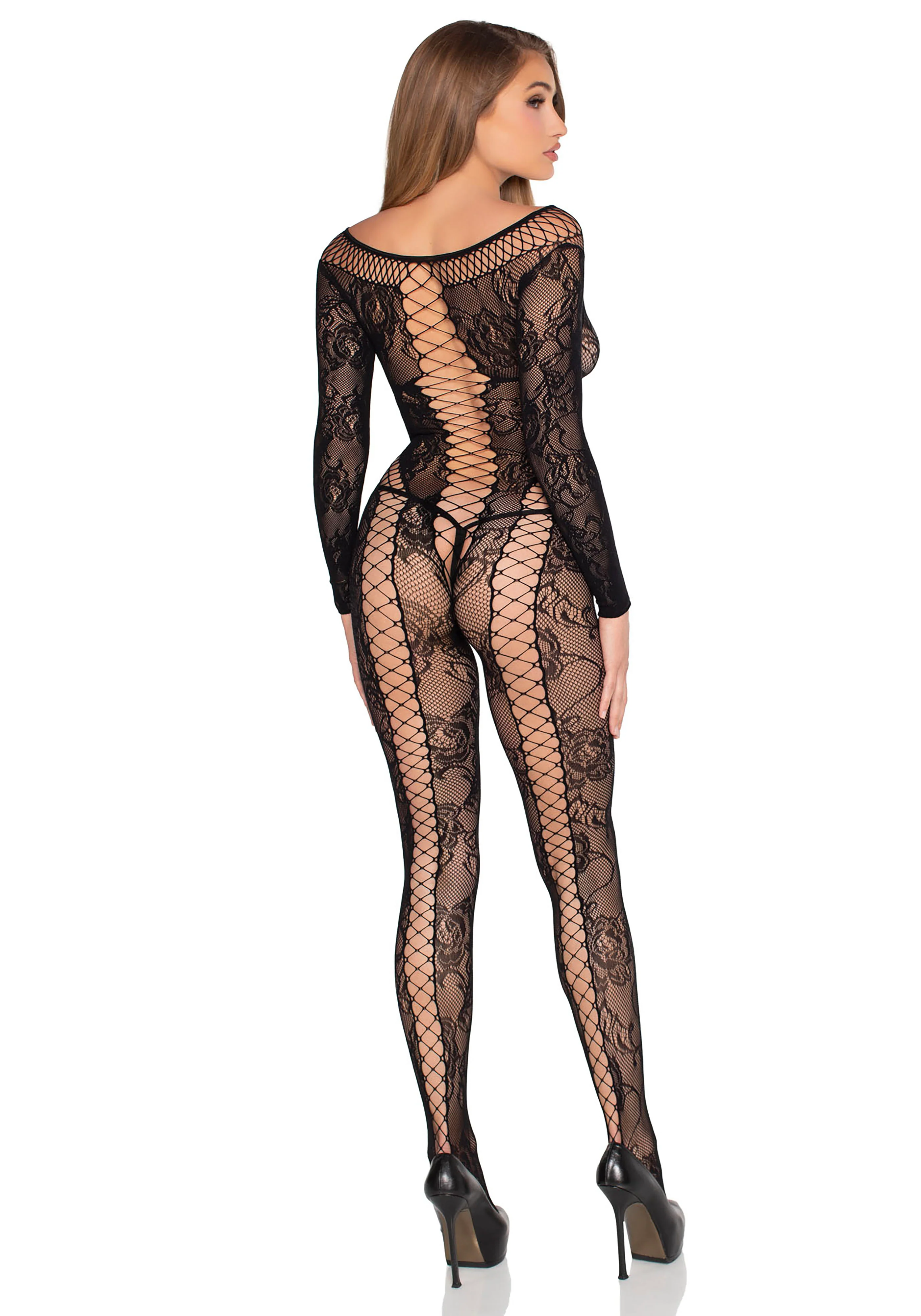 Net & Lace Bodystocking - Image 6