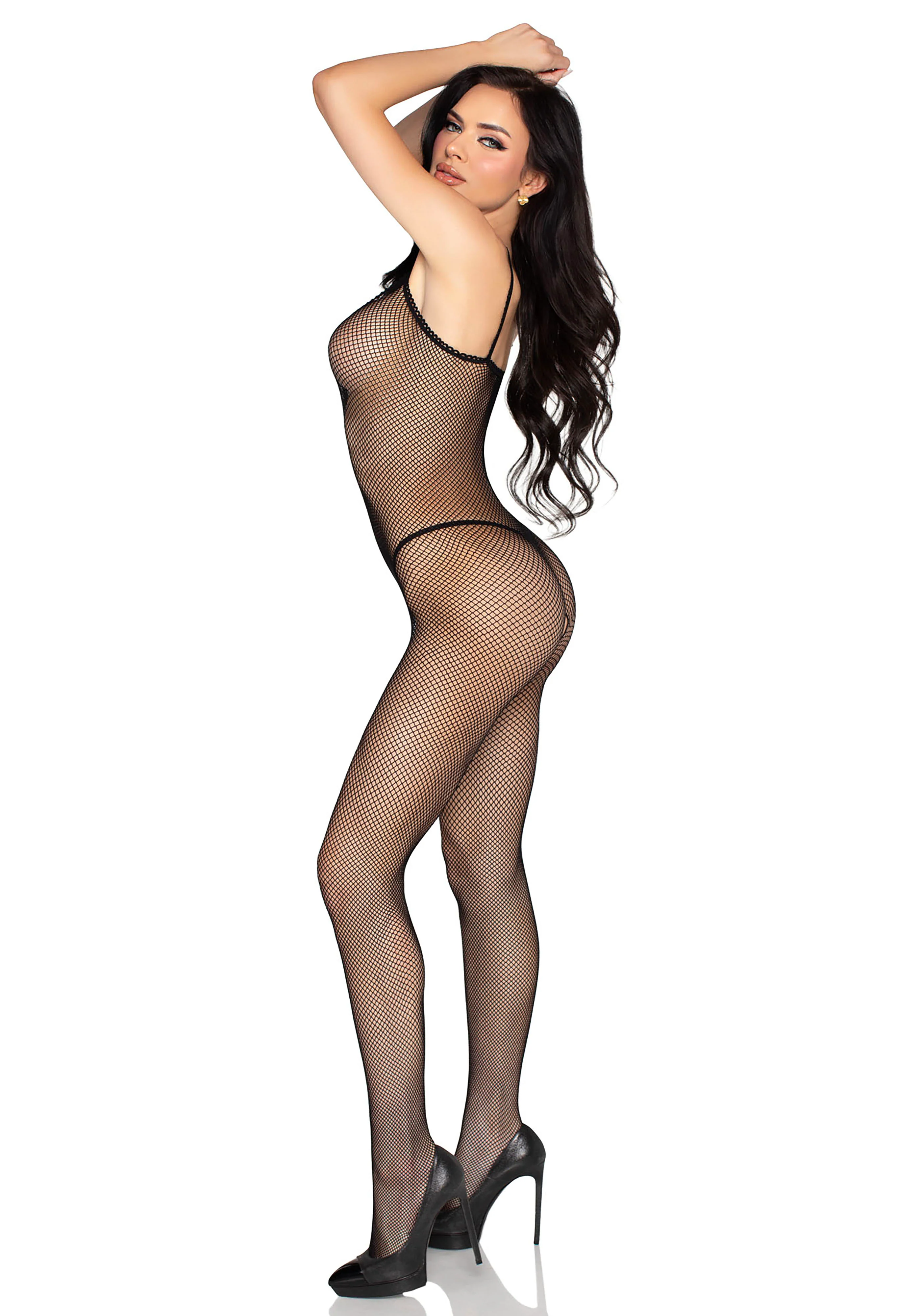 Crotchless Fishnet Bodystocking - Image 5