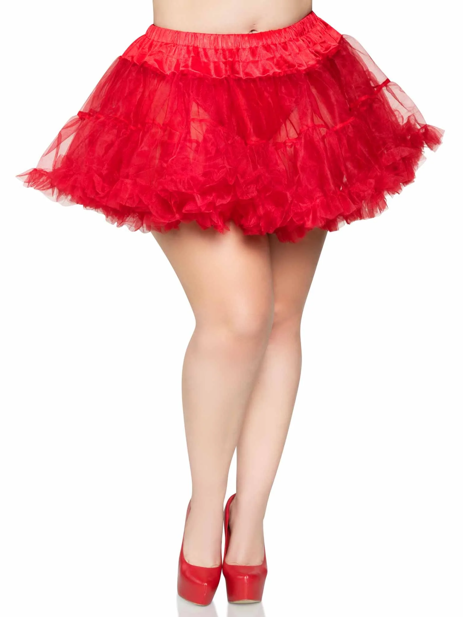 Plus Layered Tulle Petticoat - Image 4