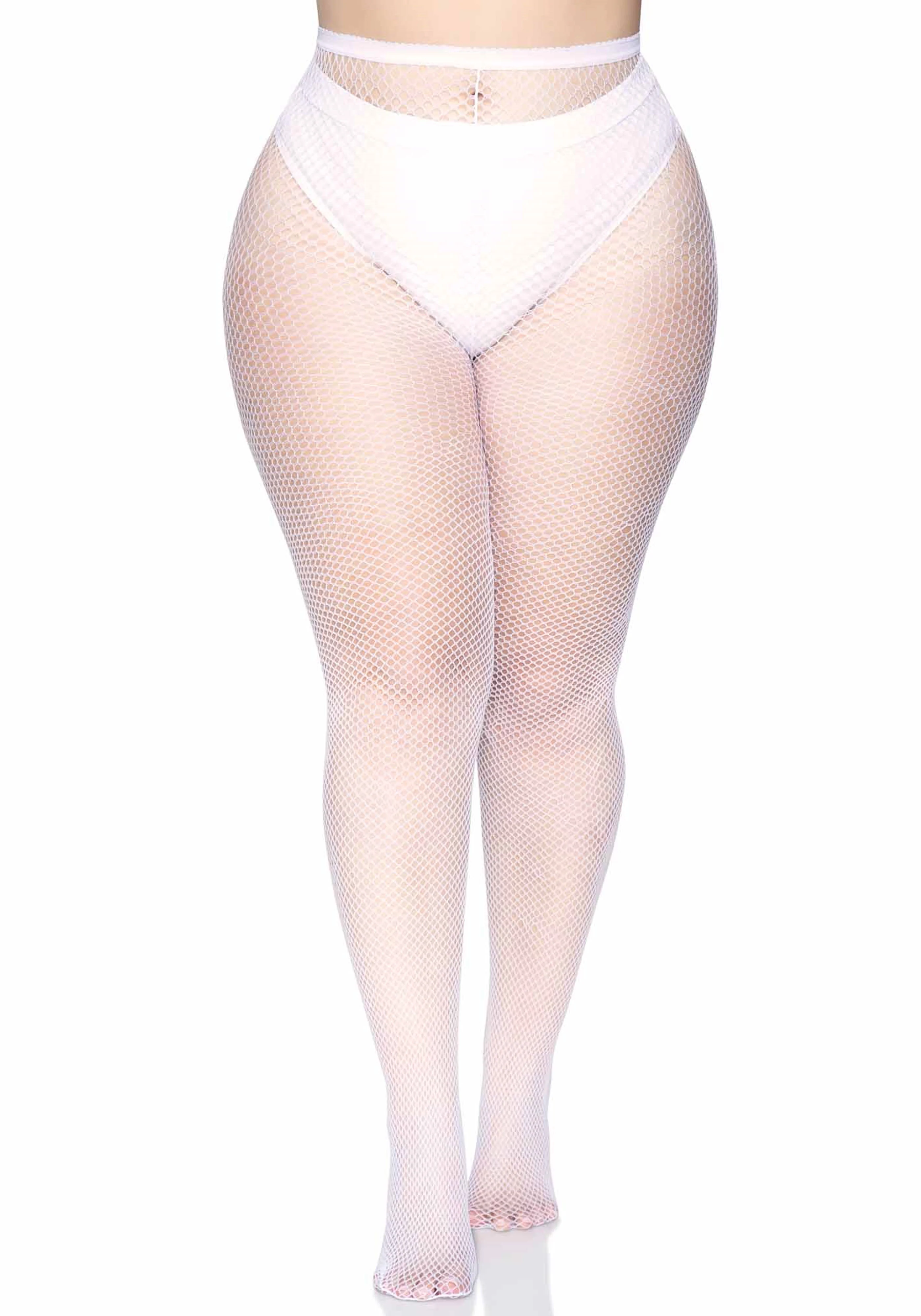 Plus Fishnet Pantyhose - Image 11