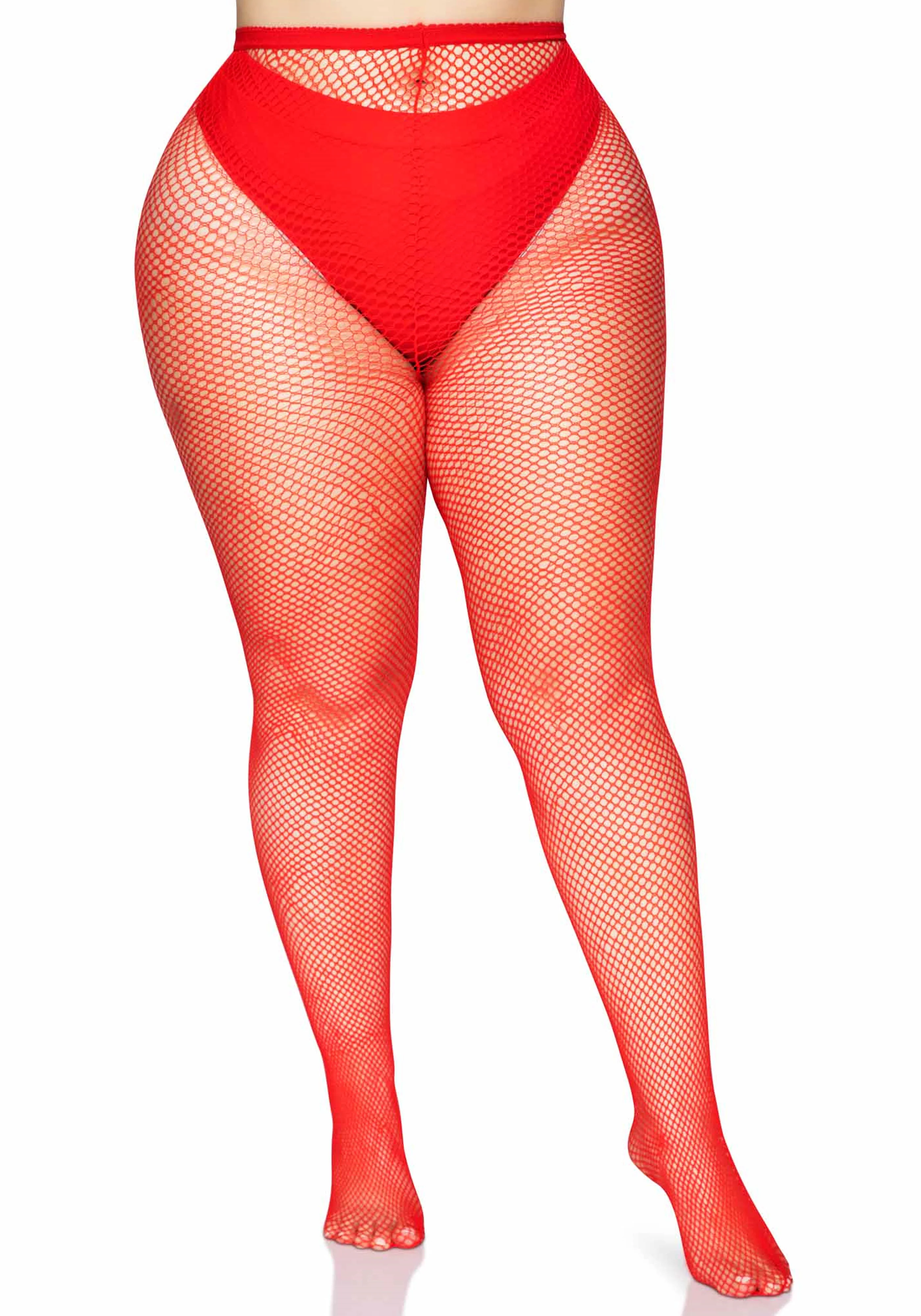 Plus Fishnet Pantyhose - Image 8