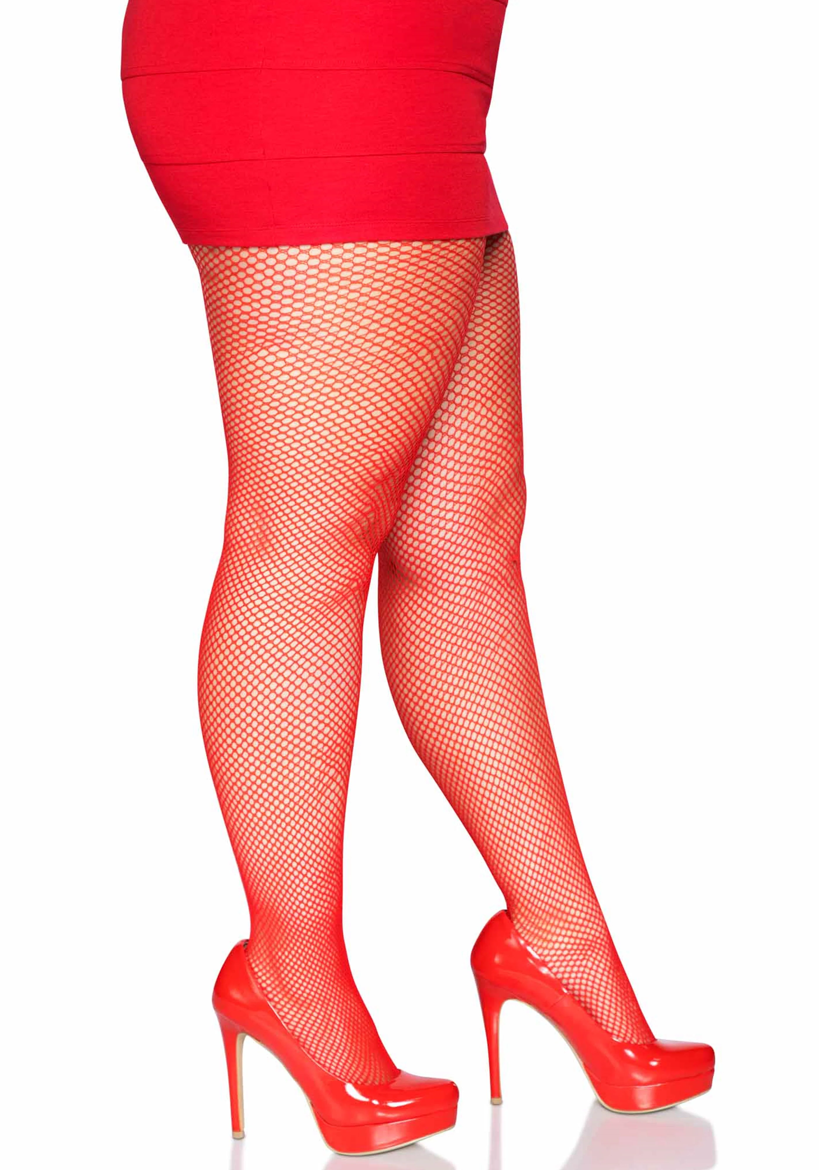 Plus Fishnet Pantyhose - Image 9