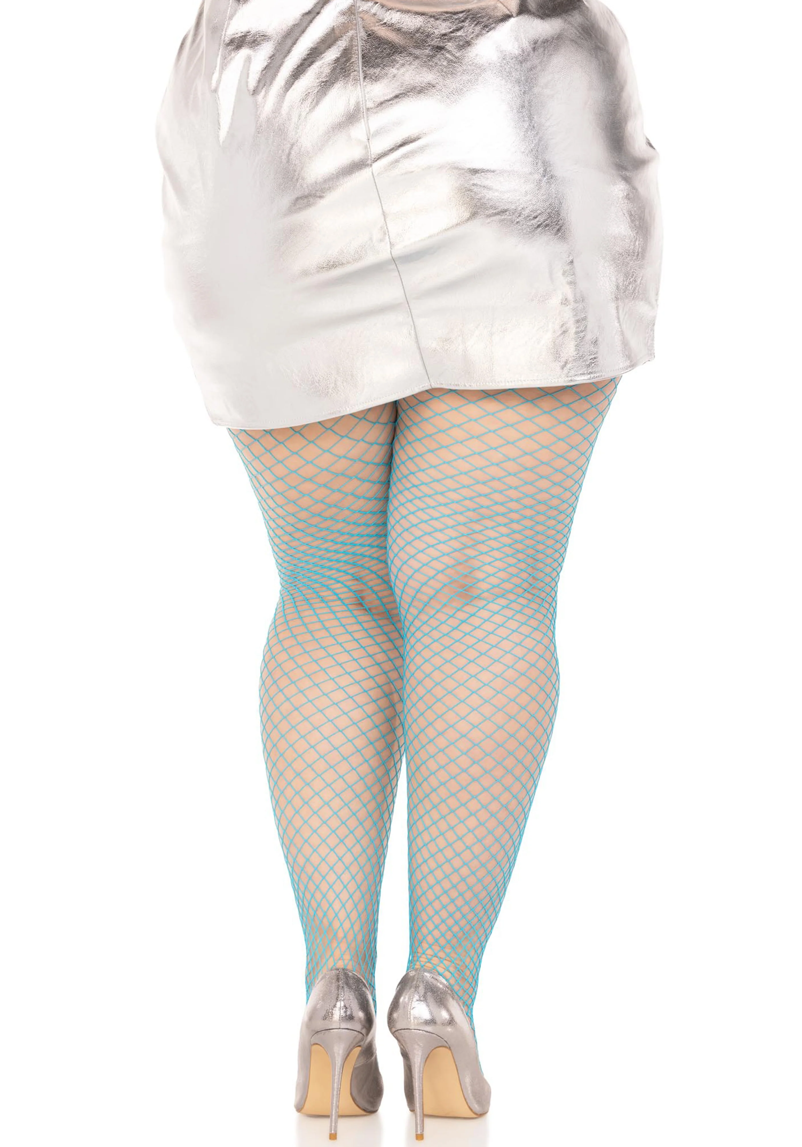 Plus Elastane Industrial Fishnet Pantyhose - Image 14