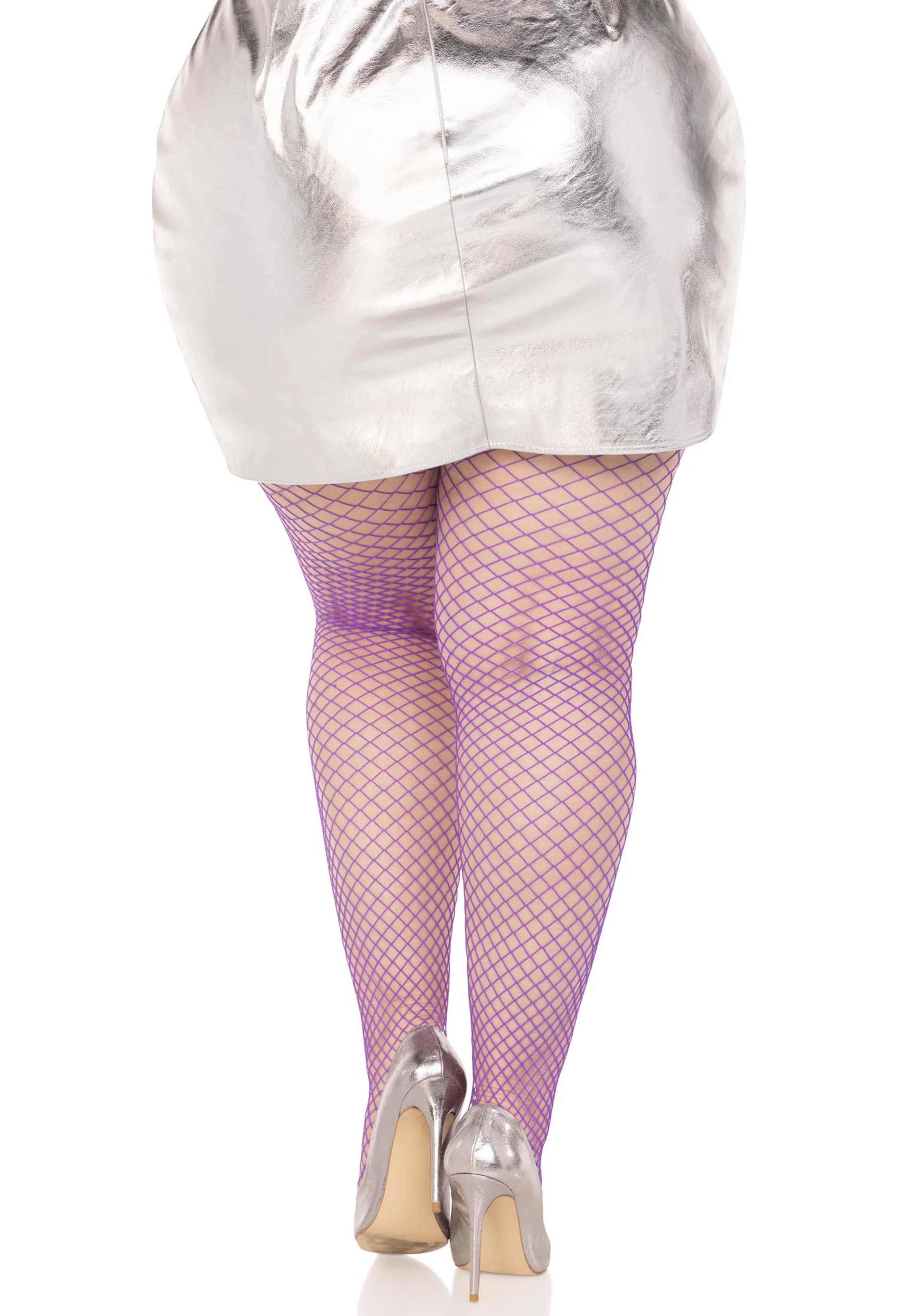 Plus Elastane Industrial Fishnet Pantyhose - Image 16