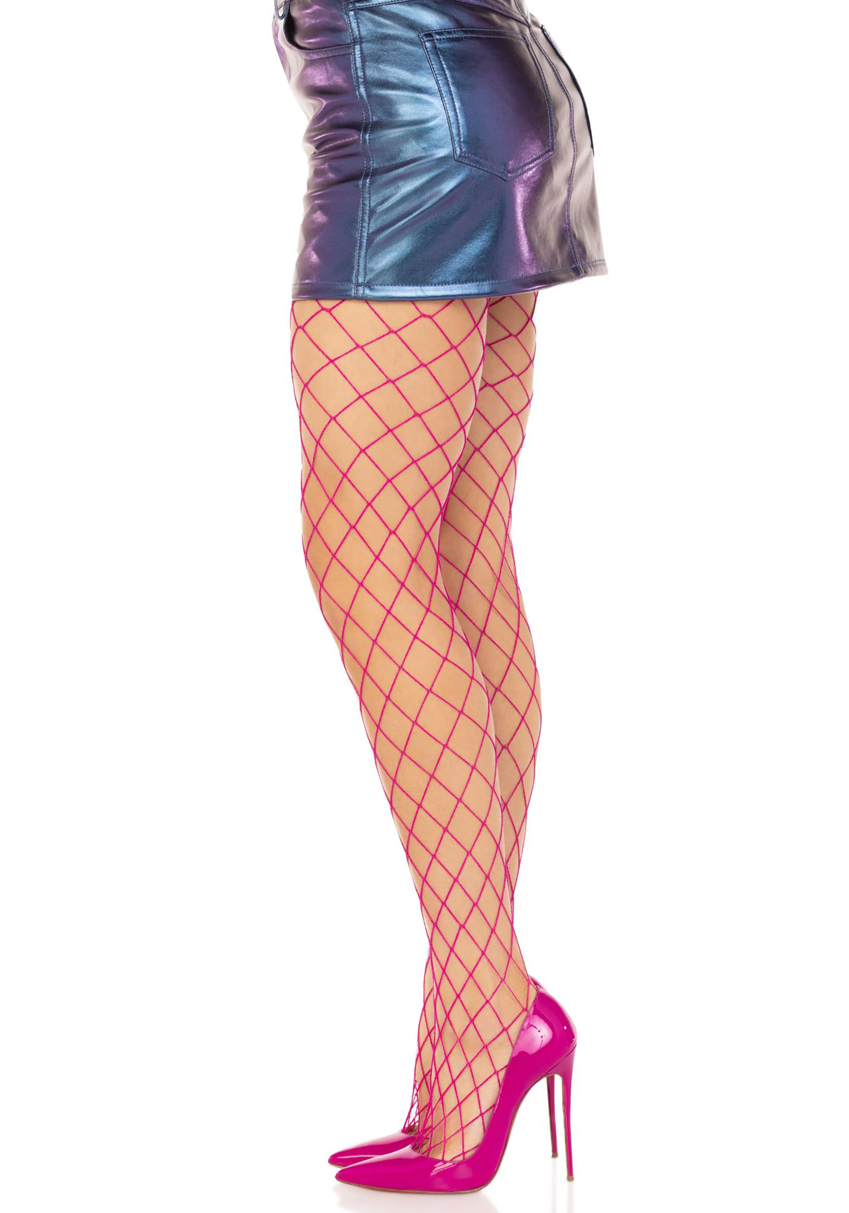 Elastane Diamond Fishnet Pantyhose - Image 14