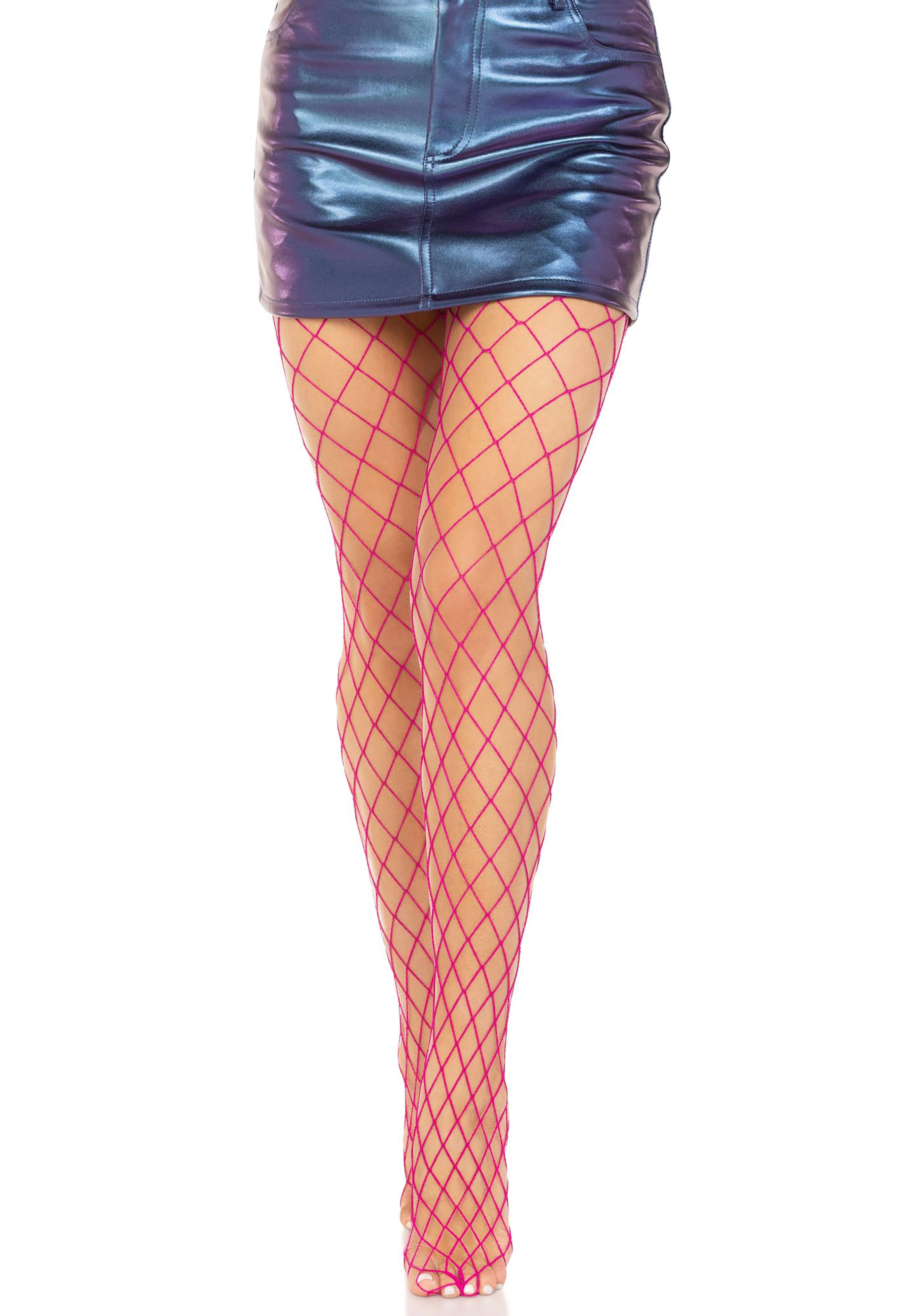 Elastane Diamond Fishnet Pantyhose - Image 17