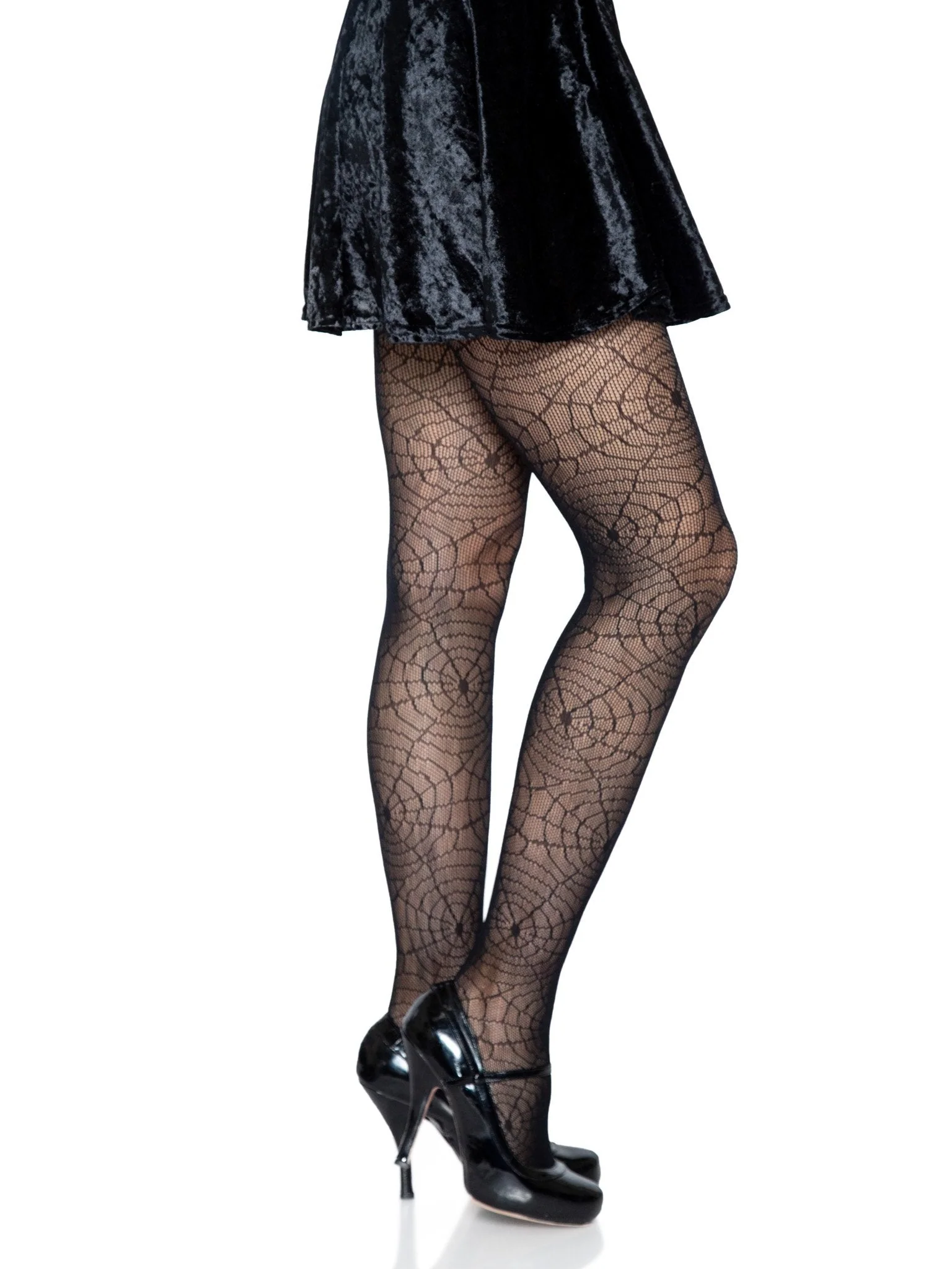 Spider Lace Pantyhose - Image 3