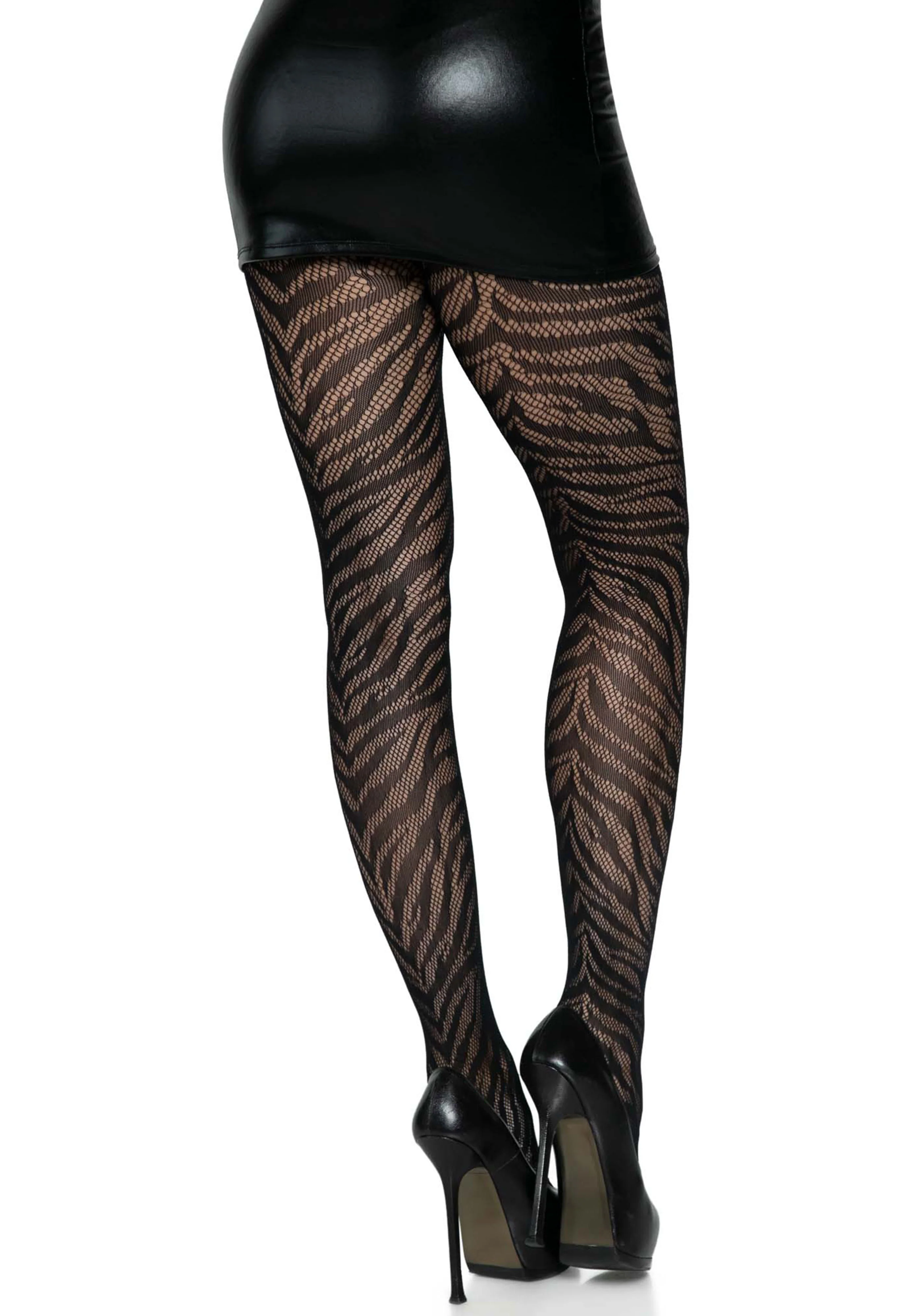 Zebra Net Pantyhose - Image 2