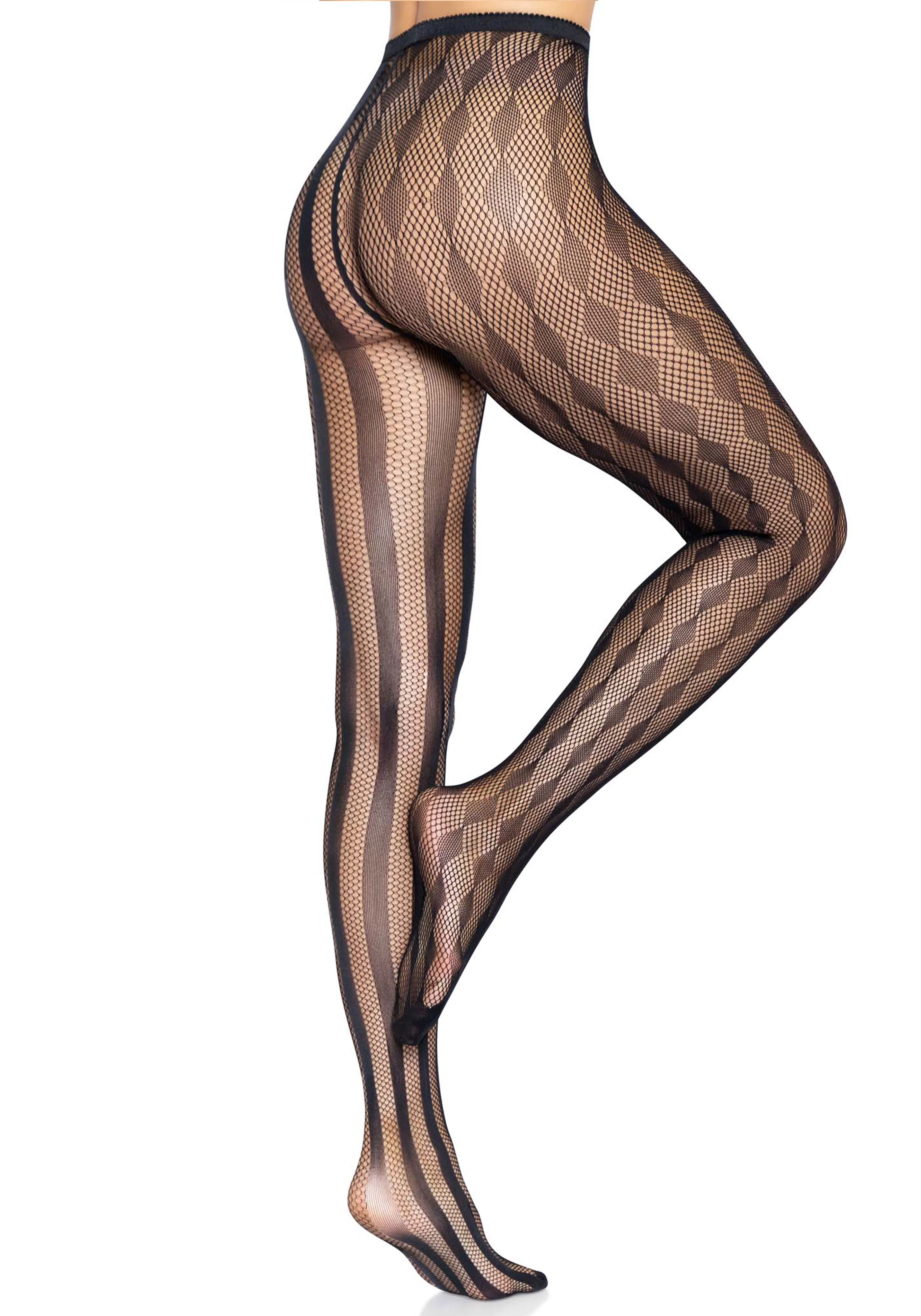 Harlequin Net Pantyhose - Image 5