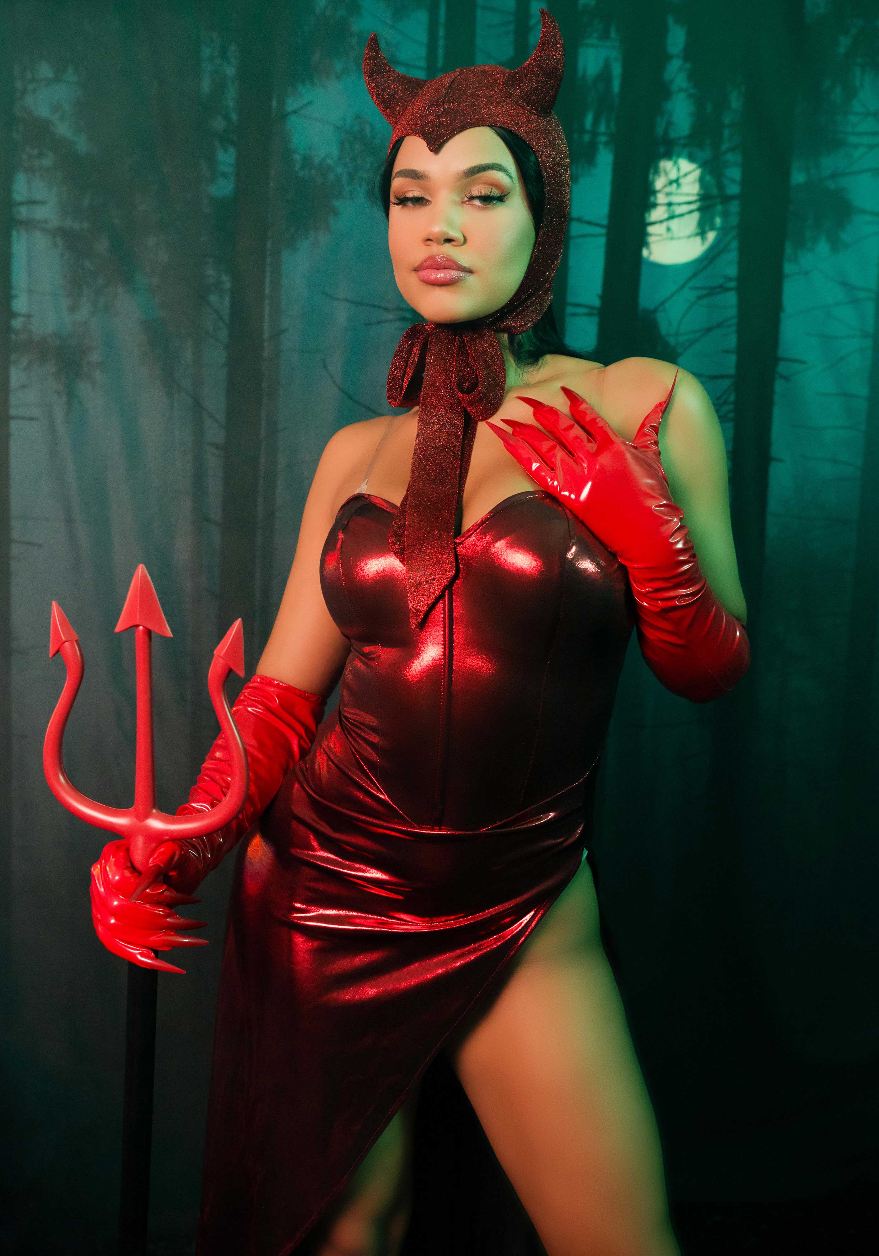 Glitter Vintage Devil Bonnet - Image 5