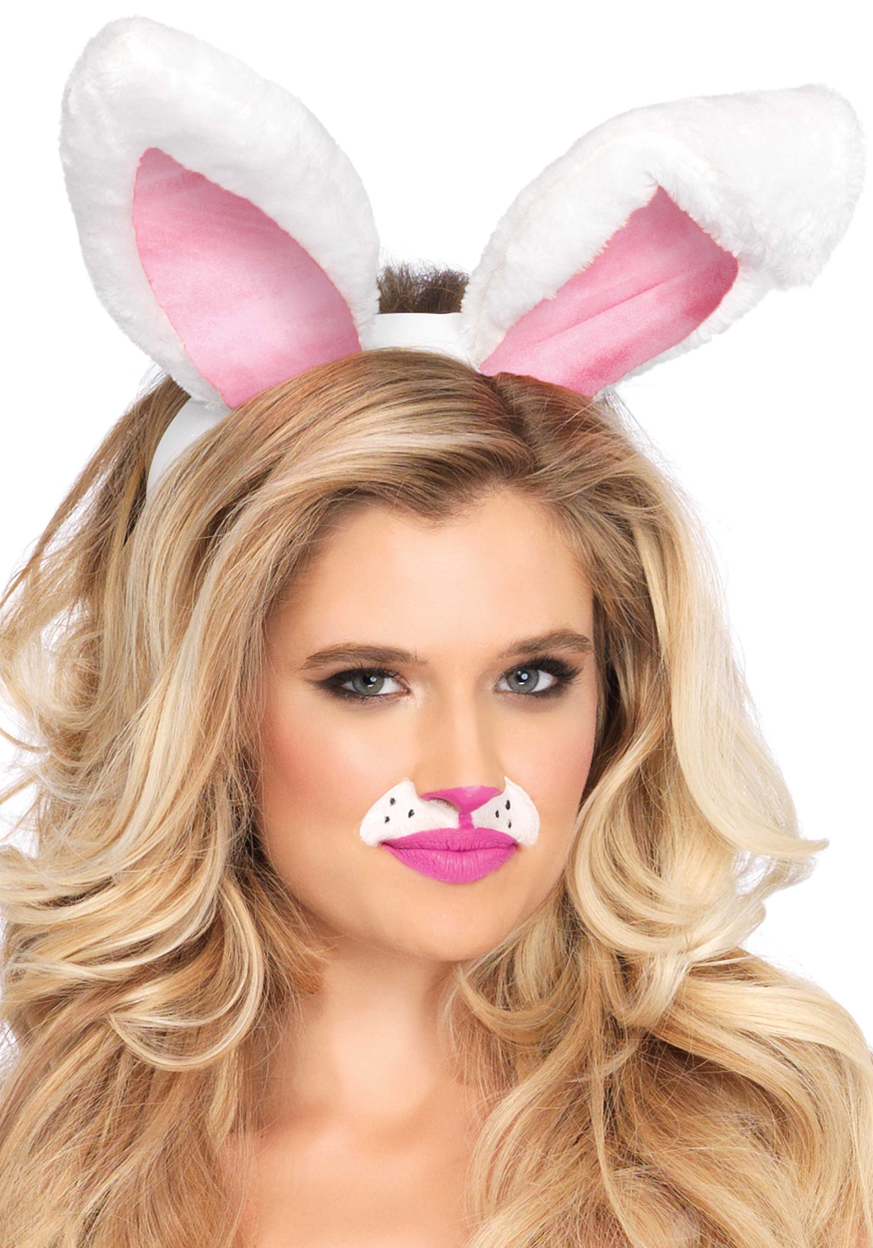 Plush Bunny Ears Headband - Image 2